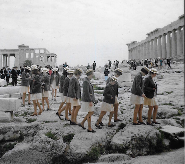 "Seeing the Parthenon at long last was a bit of an anti-climax and the tourists spoilt it a bit. "