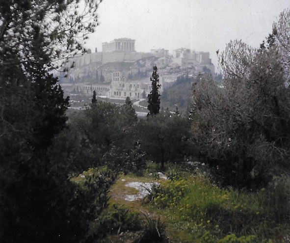 "We drove to the Hill of Muses where you get a marvellous view."