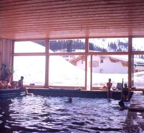 "When we got back I went swimming!"