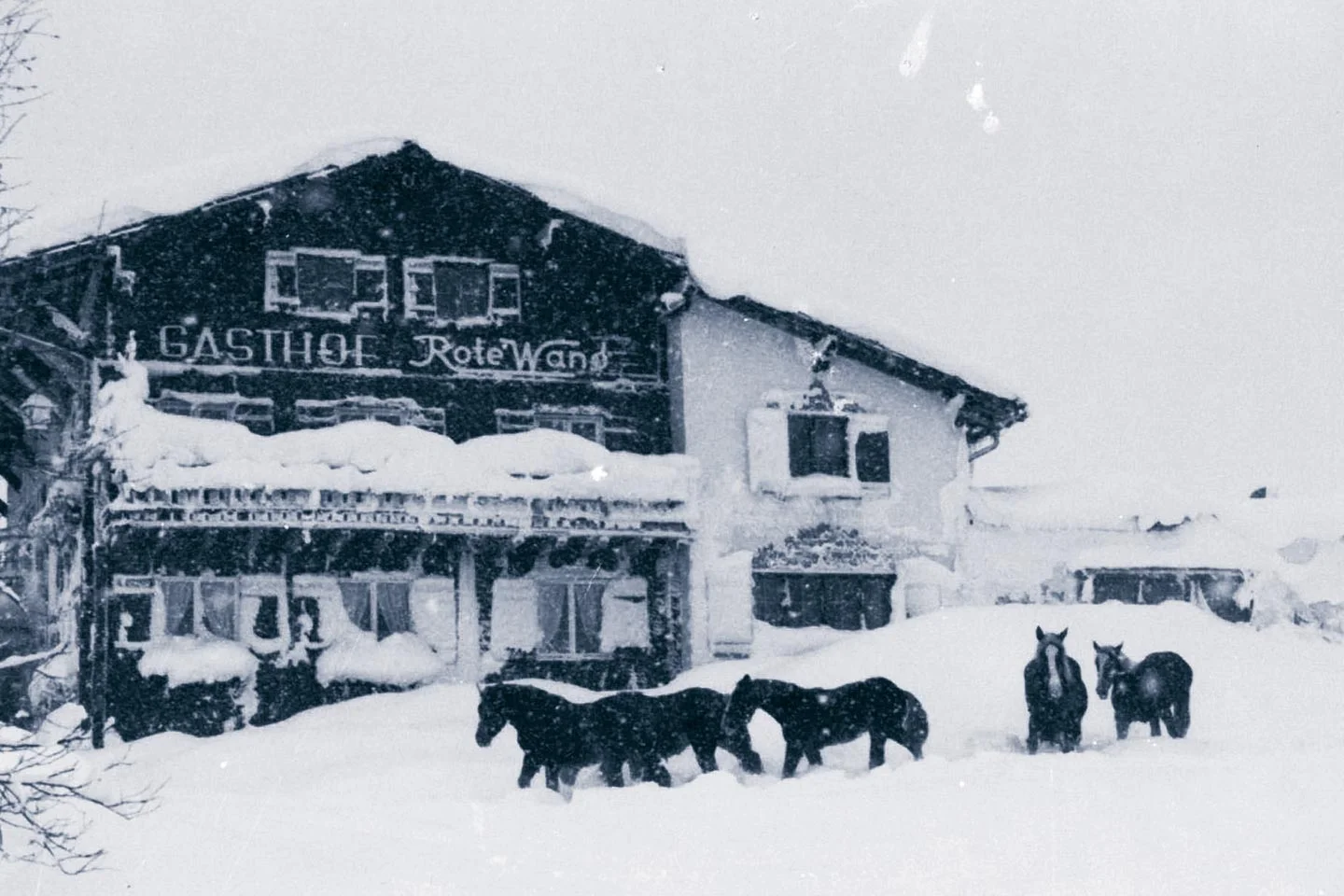 Gasthof Rote Wand - the first fondue in the Arlberg was served here in 1964.