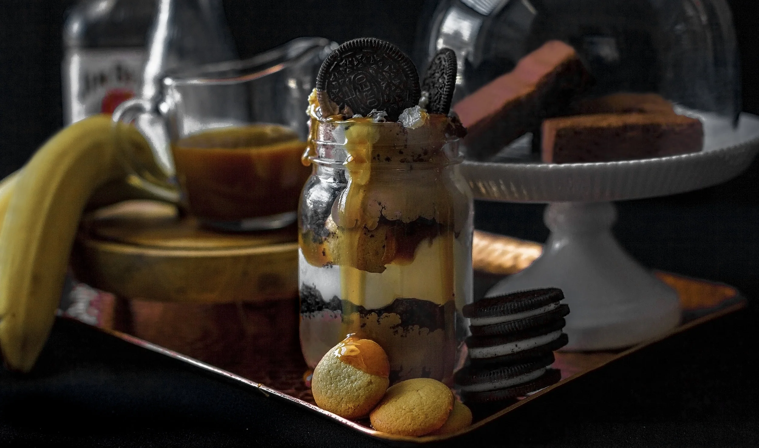 M&E CHOCOLATE BANANA PUDDING DOUBLE BOWL