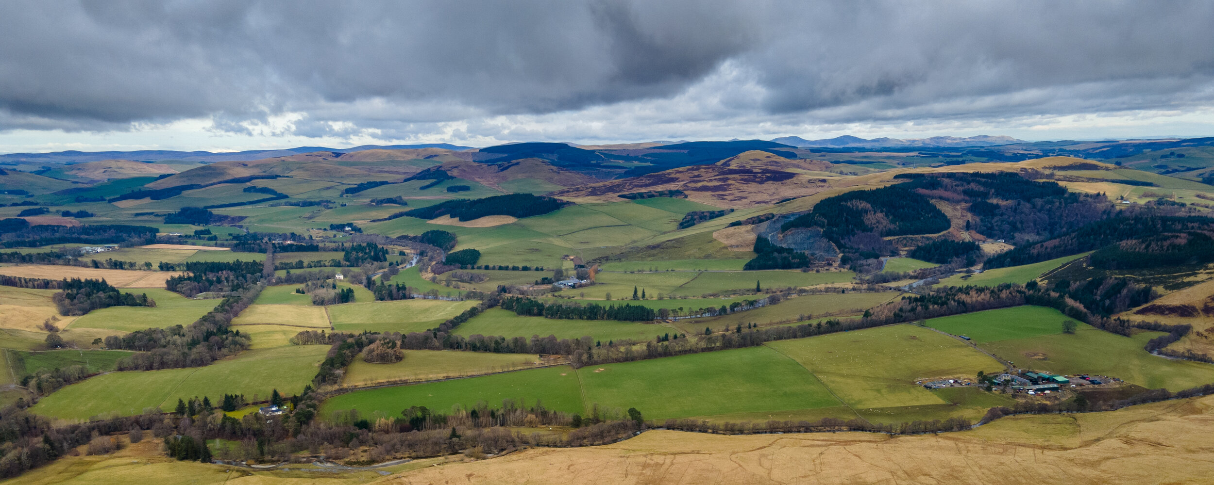 Tweed Valley from Cademuir Hill