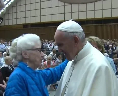 Pope Francis and Nancy Wexler