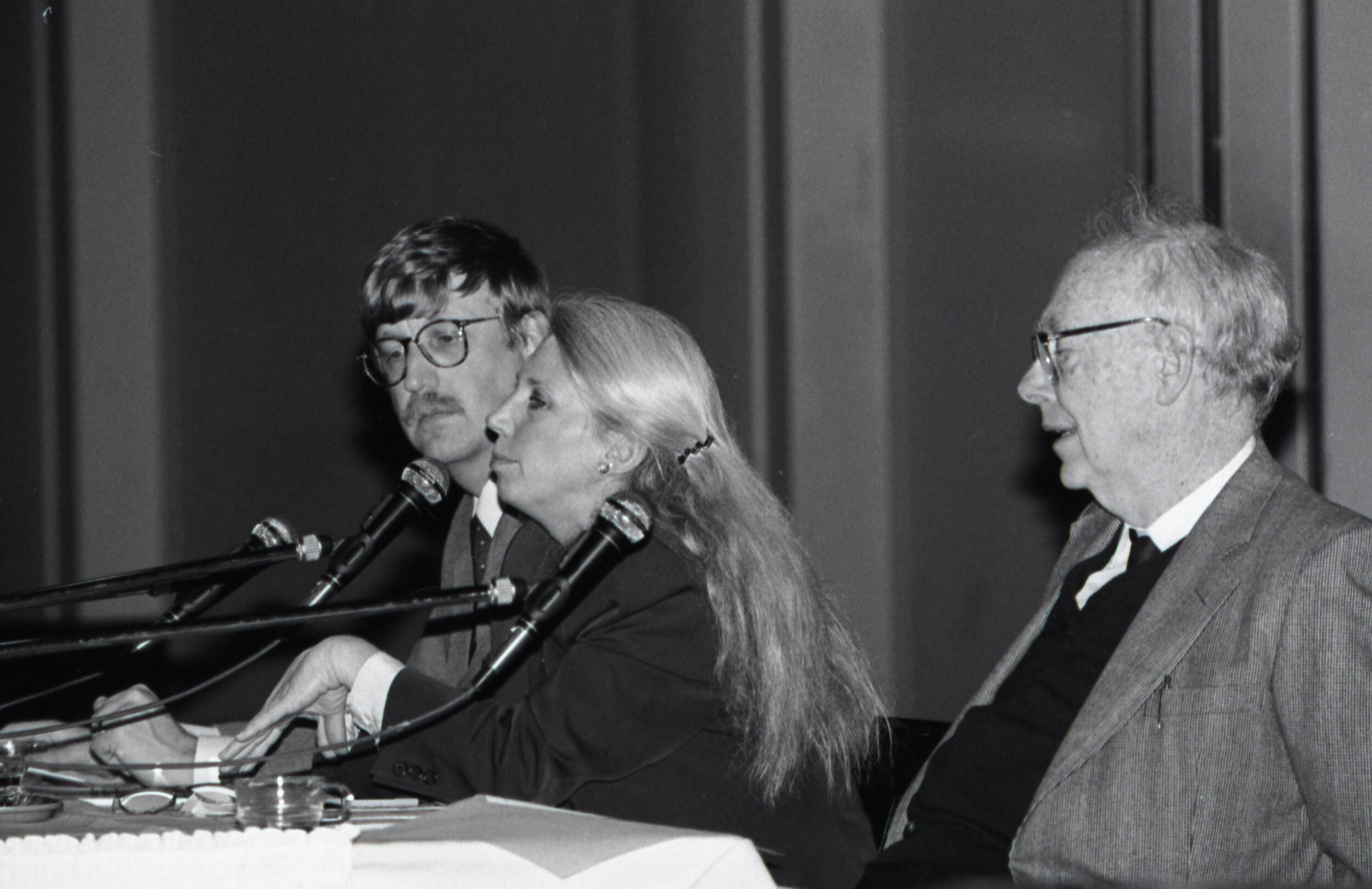 Francis Collins, Nancy Wexler-James Watson - November 8, 1991 (U Mich Conf).JPG