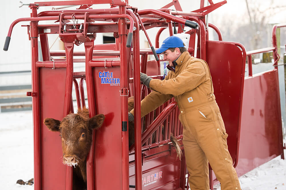 Drop down side access panels great for deworming and branding