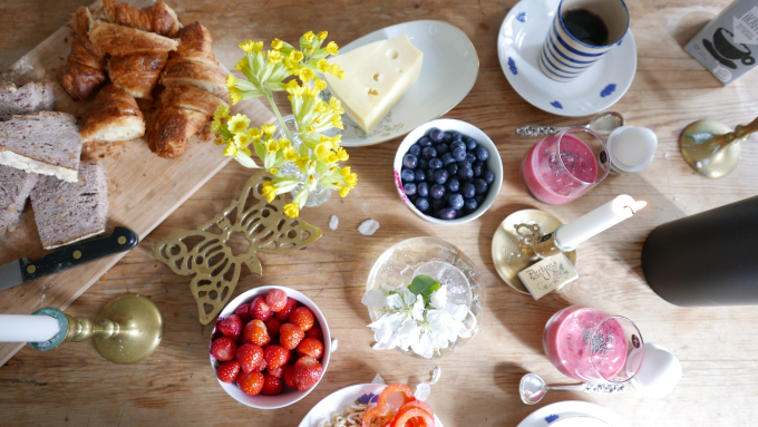 Lördagsfrukost hemma