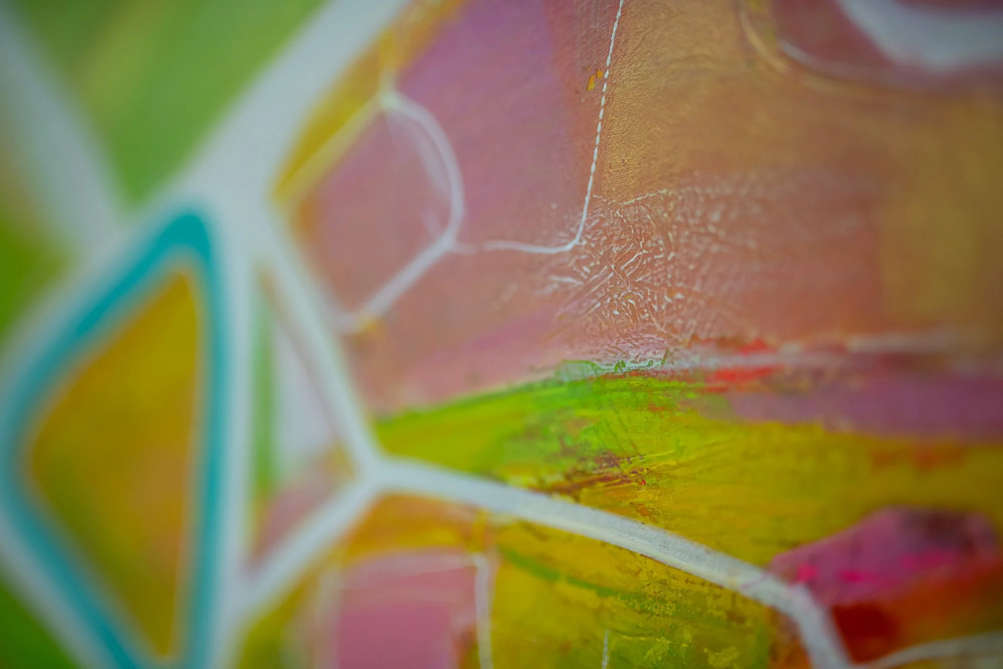 Large abstract landscape painting for sale Brighton UK artist