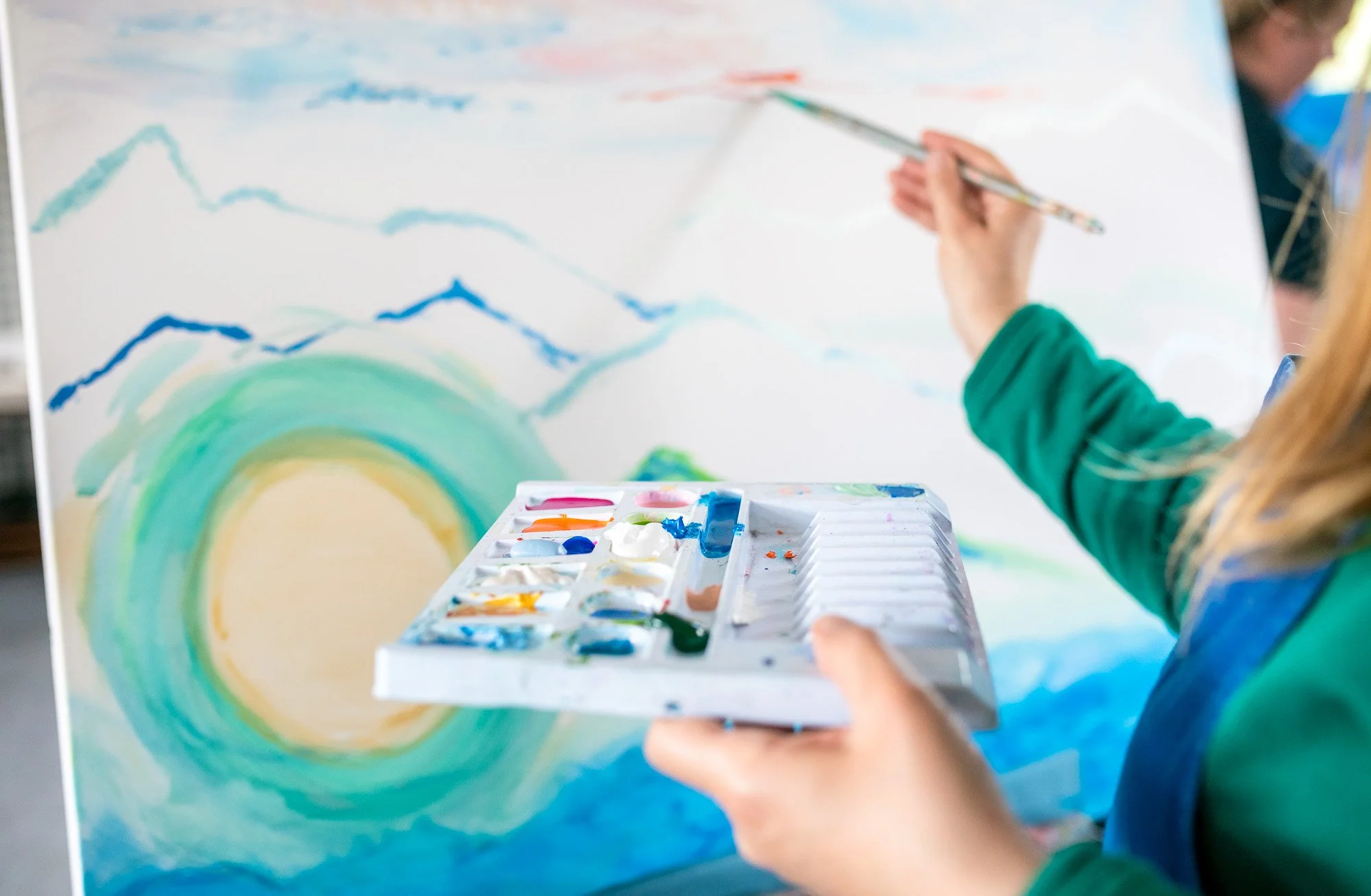 Learn intuitive acrylic abstract painting Brighton Sussex UK workshops (Copy) (Copy) (Copy)