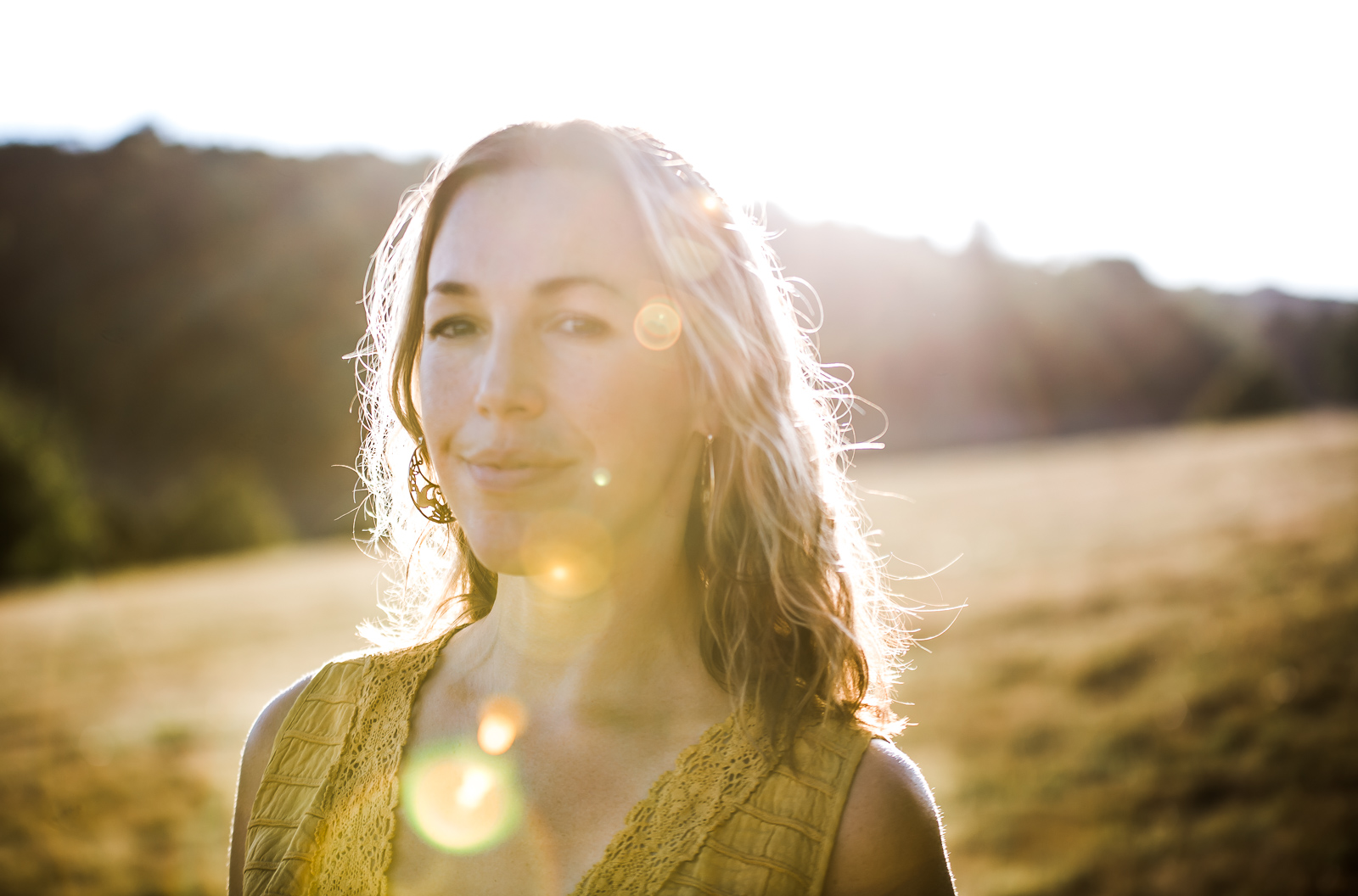 Golden Hour Outdoor Personal Brand Portrait Session with Eco goddess in Brighton &amp; London area
