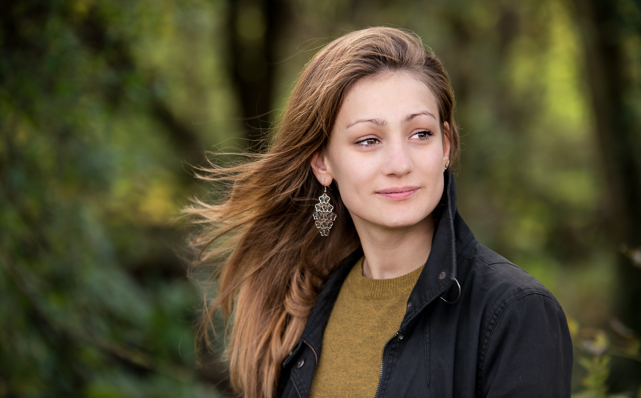 Autumn Outdoor Portrait Photoshoot in the park by the Personal Brand Photographer based in UK, Devon, Brighton &amp; London