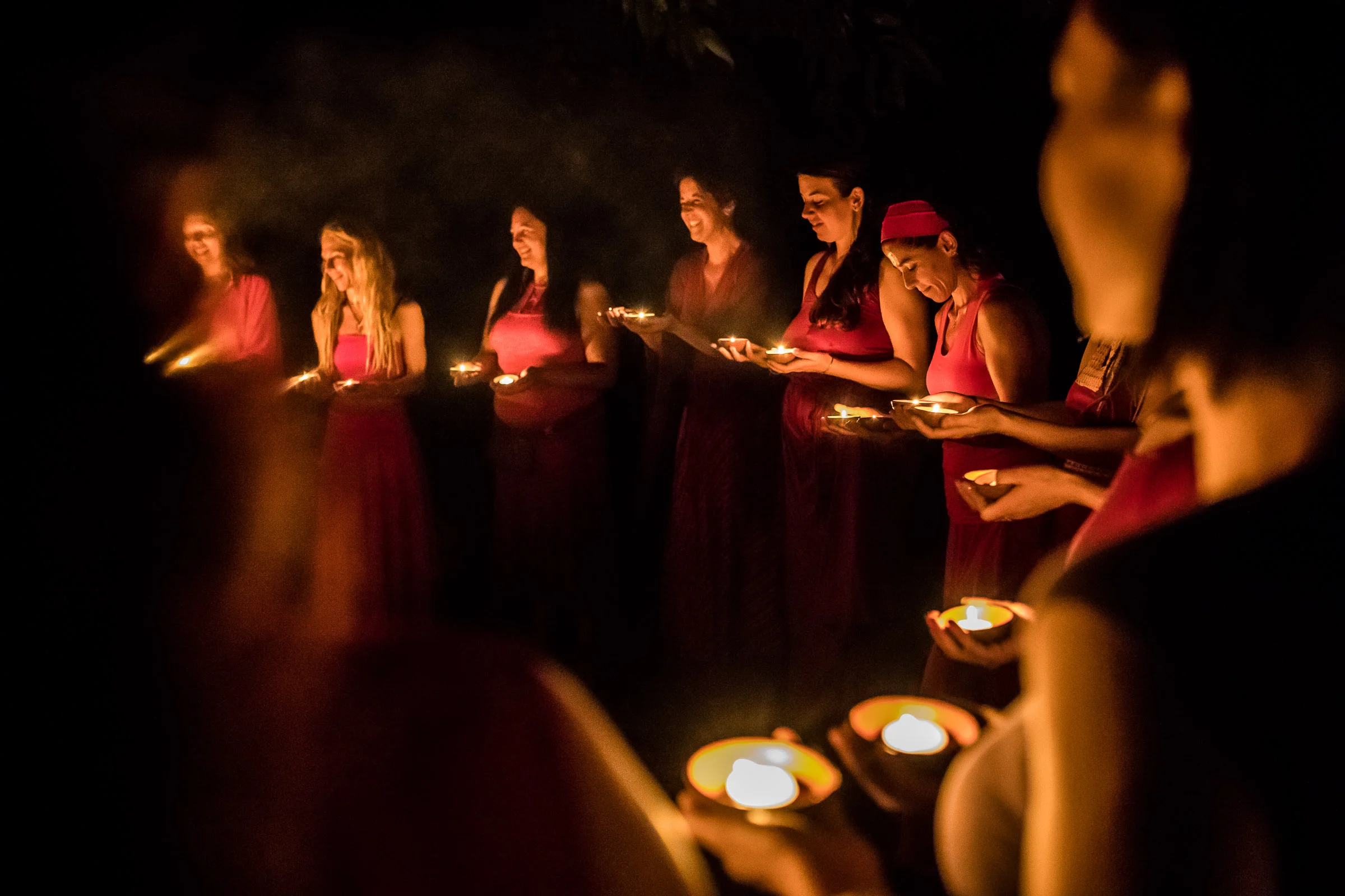 Women Secret Ceremony over the fire phtoographed by Magdalena Smolarska Portrait &amp; Retreat Photographer