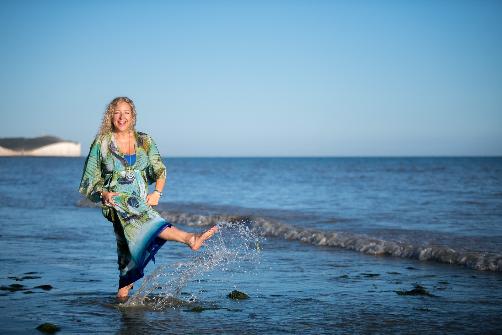 Sussex Goddess Outdoor Brand Portrait Photo session Brighton Hove beach