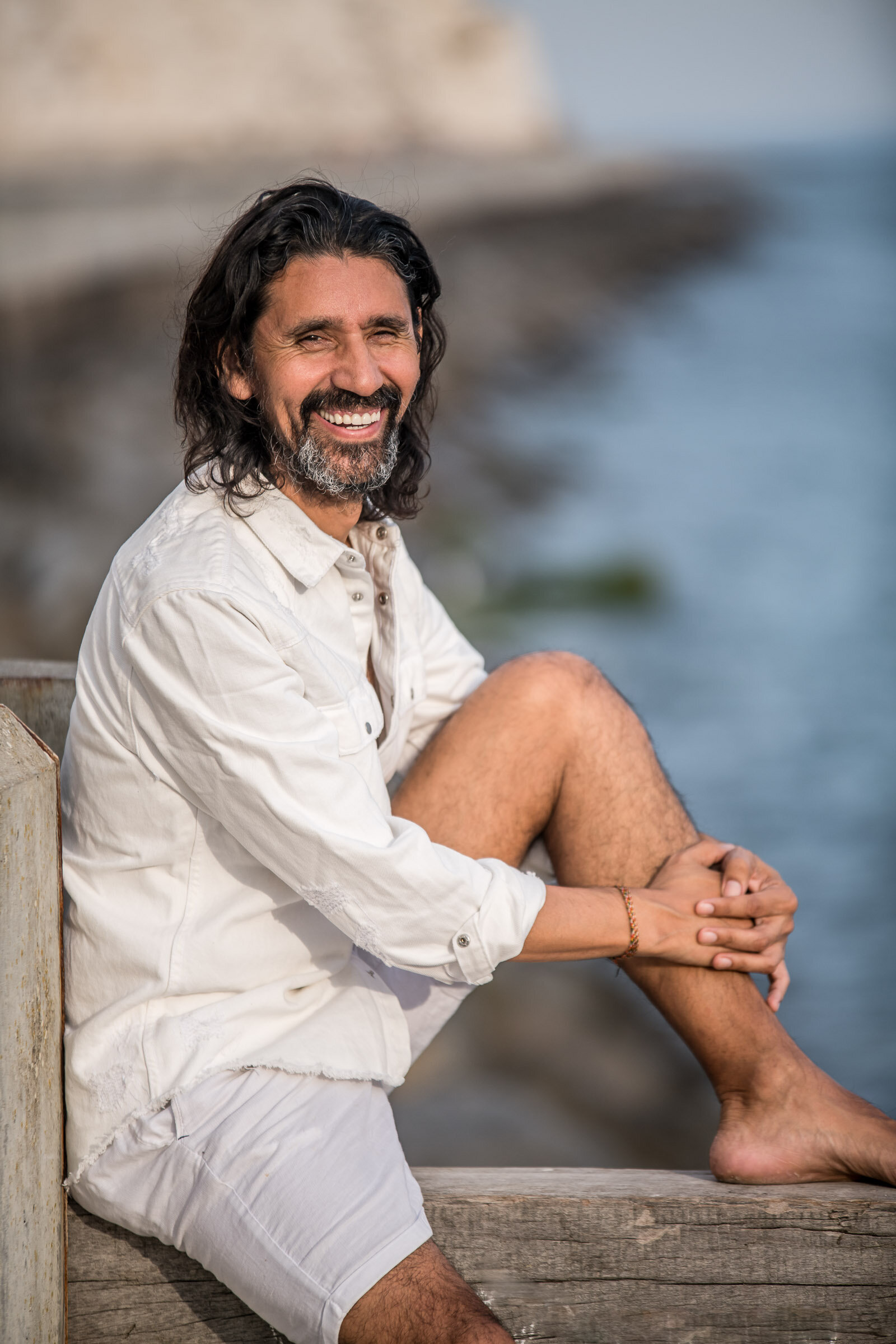 Actor and model headshots on the beach in Brighton Sussex UK