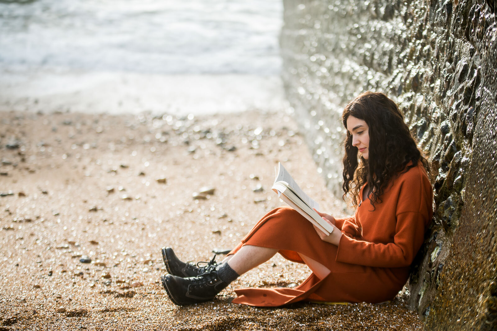 Relaxed stress free lifestyle portrait headshot photo session with Sussex Brighton Hove female photographer