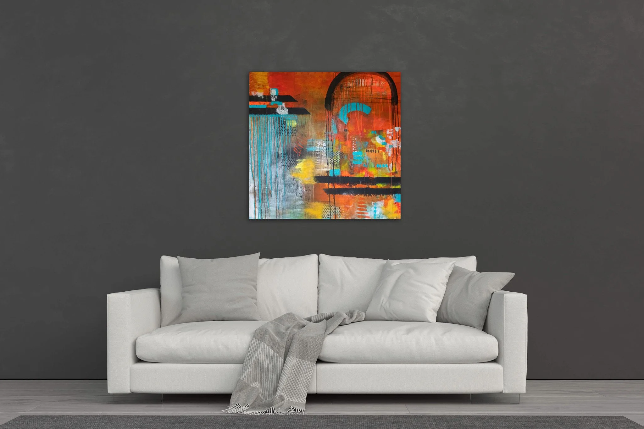 Bright orange modern abstract acrylic painting.jpg