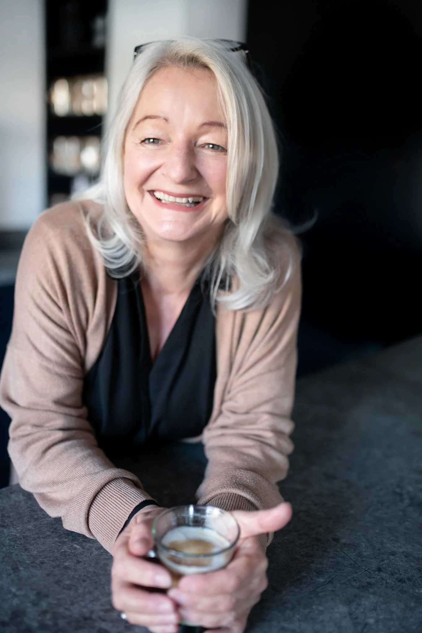 Relaxed small business headshots by Brighton female photographer