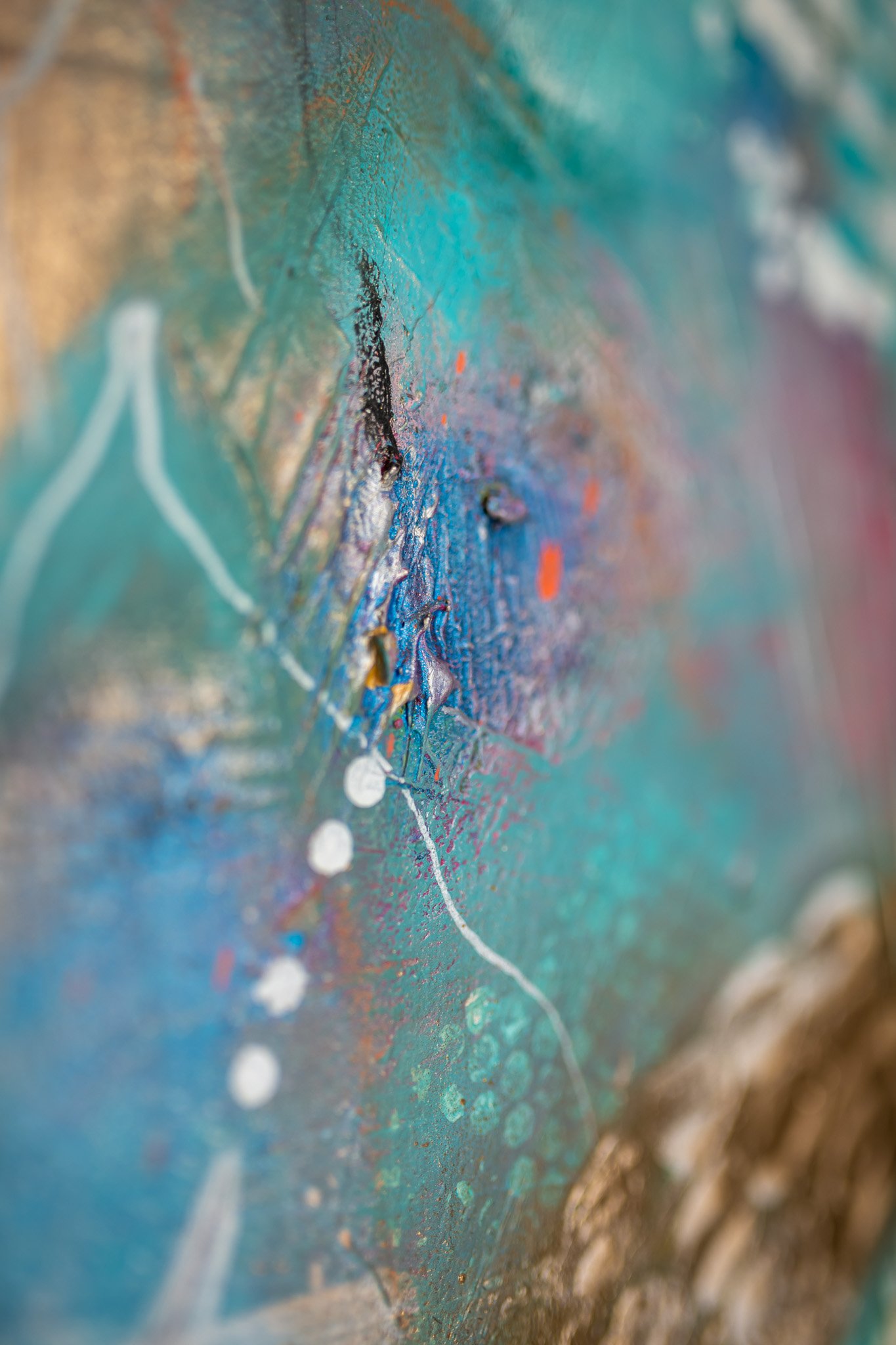 Sussex abstract painting workshop with Magdalena