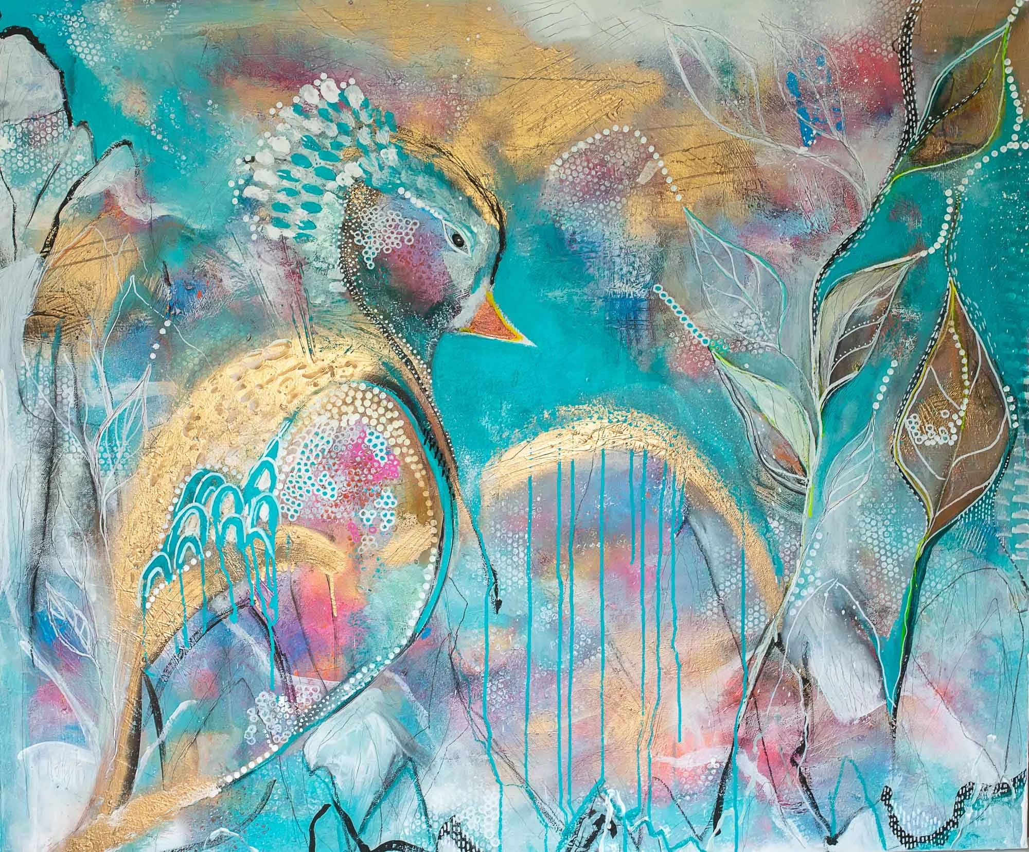 Brighton intuitive abstract painting classes workshops events retreats