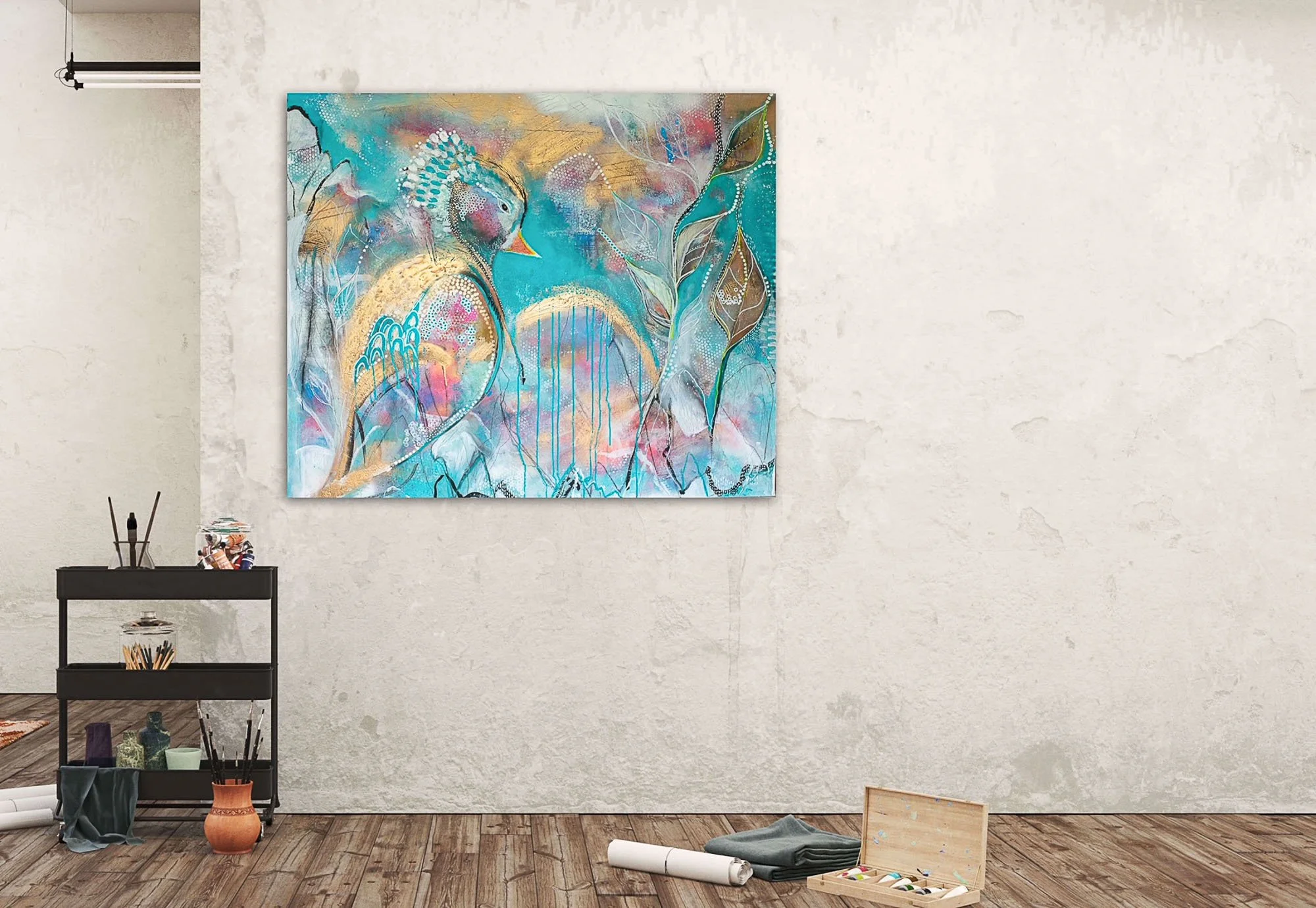 Brighton abstract painting for beginners workshop