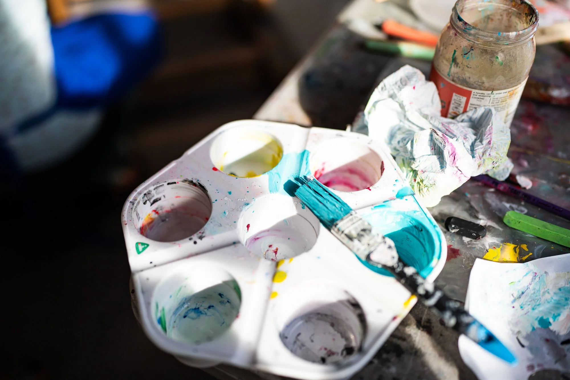 Learn acrylic abstract painting with Magdalena Brighton Hove Sussex UK (Copy) (Copy) (Copy)