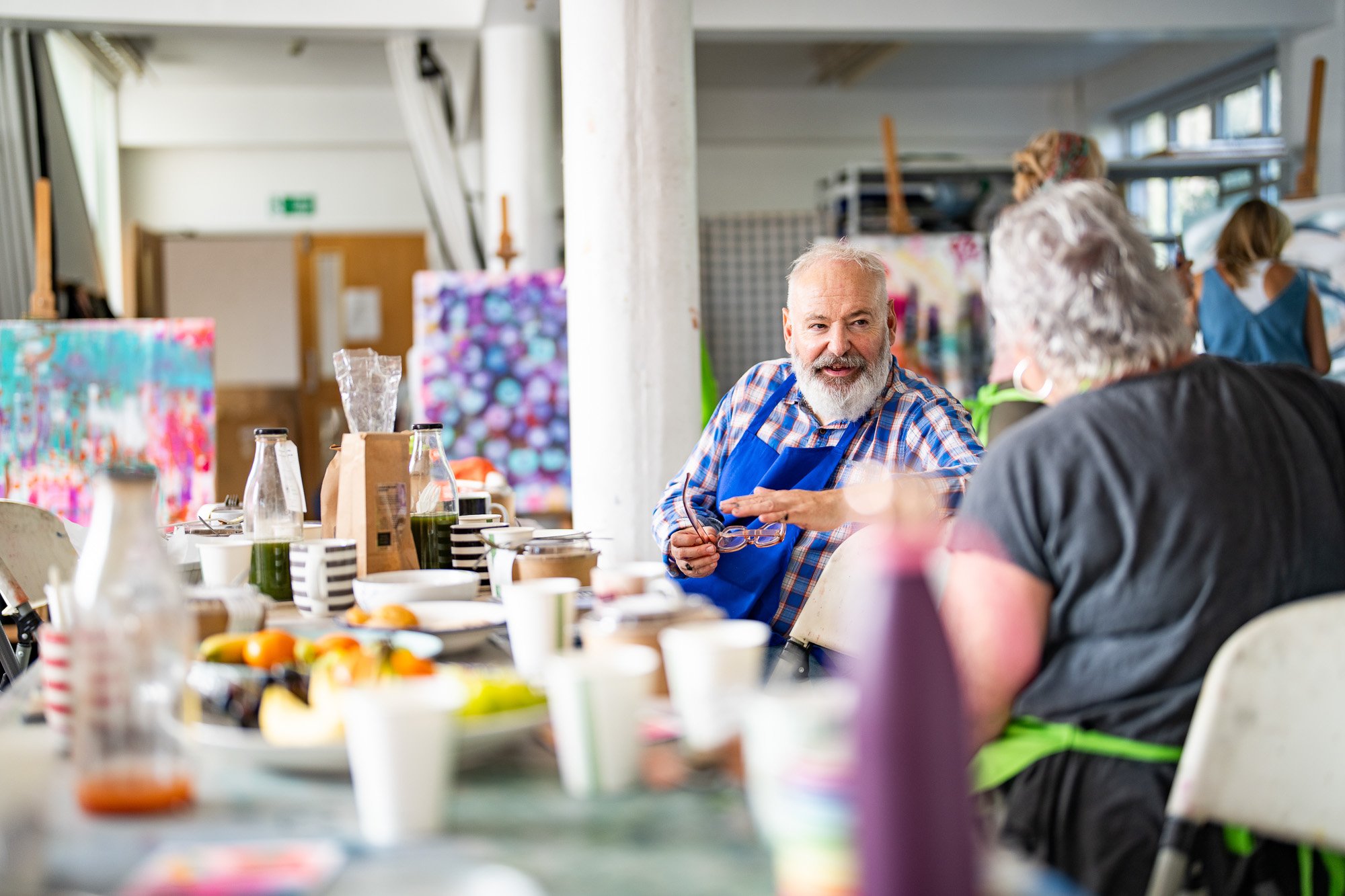 The most experimental abstract painting weekend retreat Brighton Hove Sussex UK