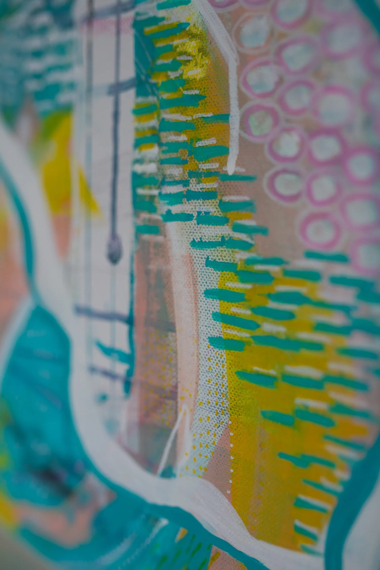 Intuitive abstract artist Magdalena Brighton Sussex UK