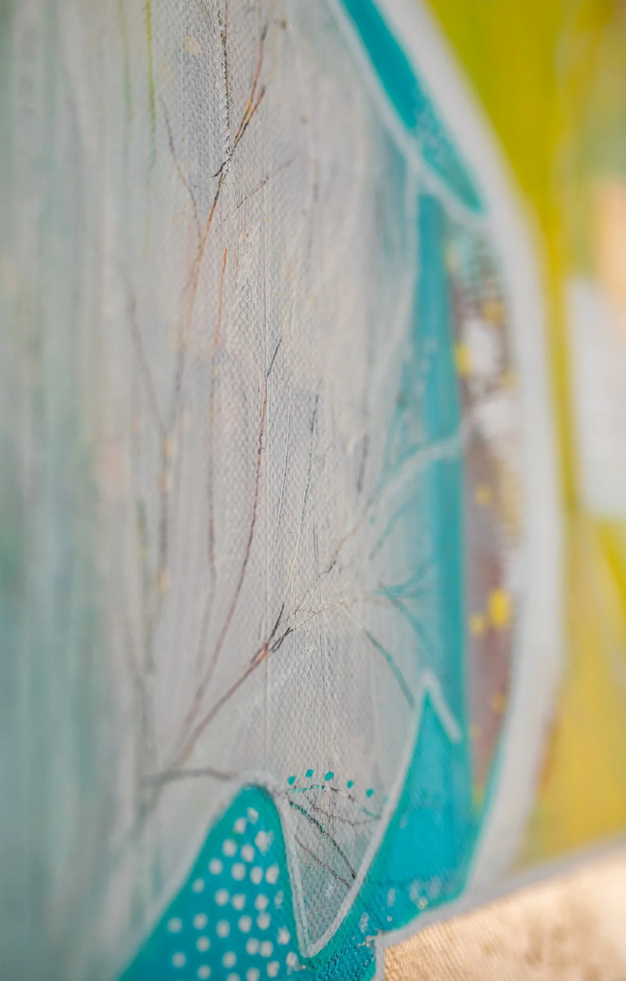Contemporary large abstract painting for sale UK Brighton artist