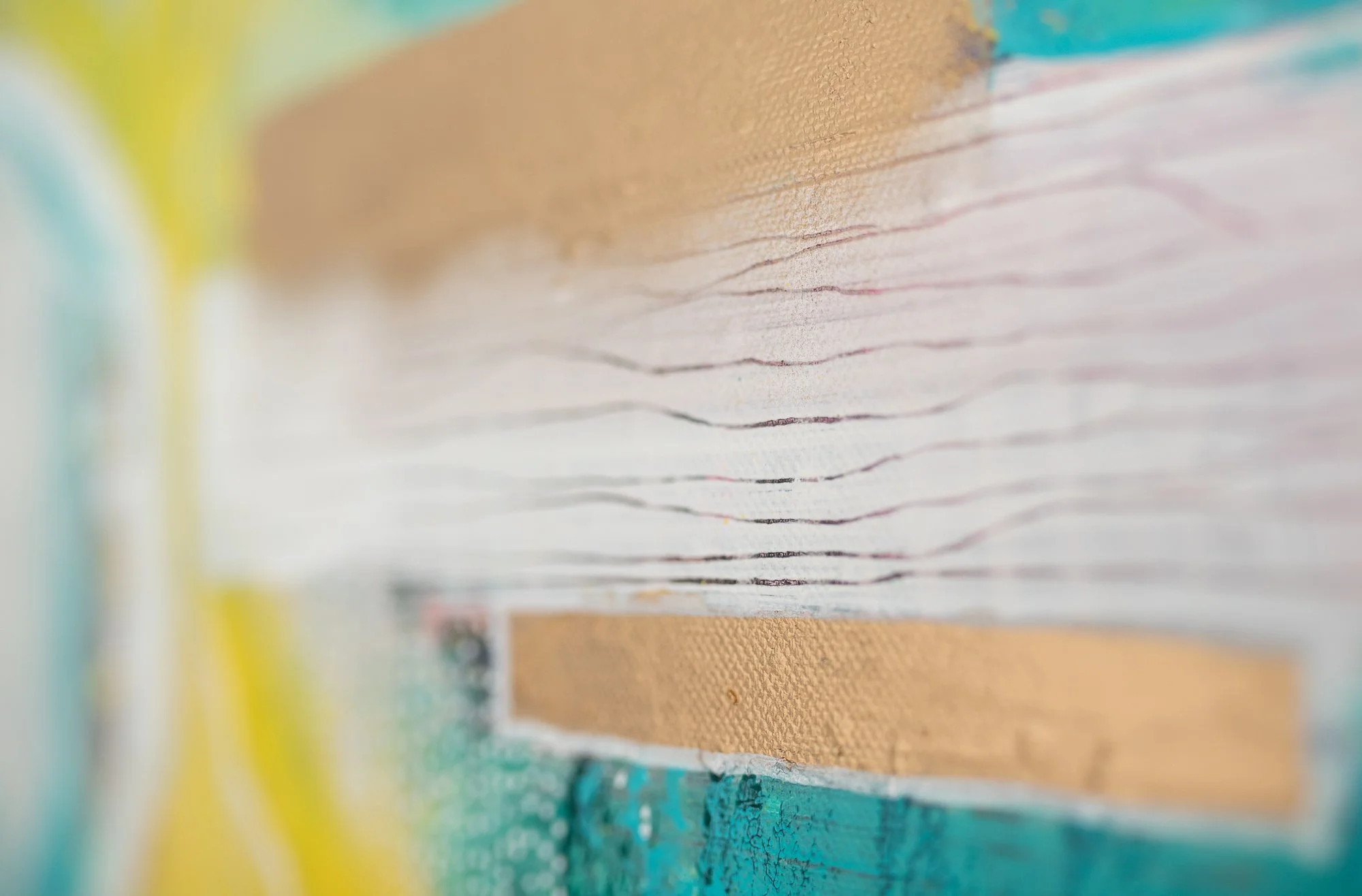 Contemporary large abstract painting for sale UK Brighton artist