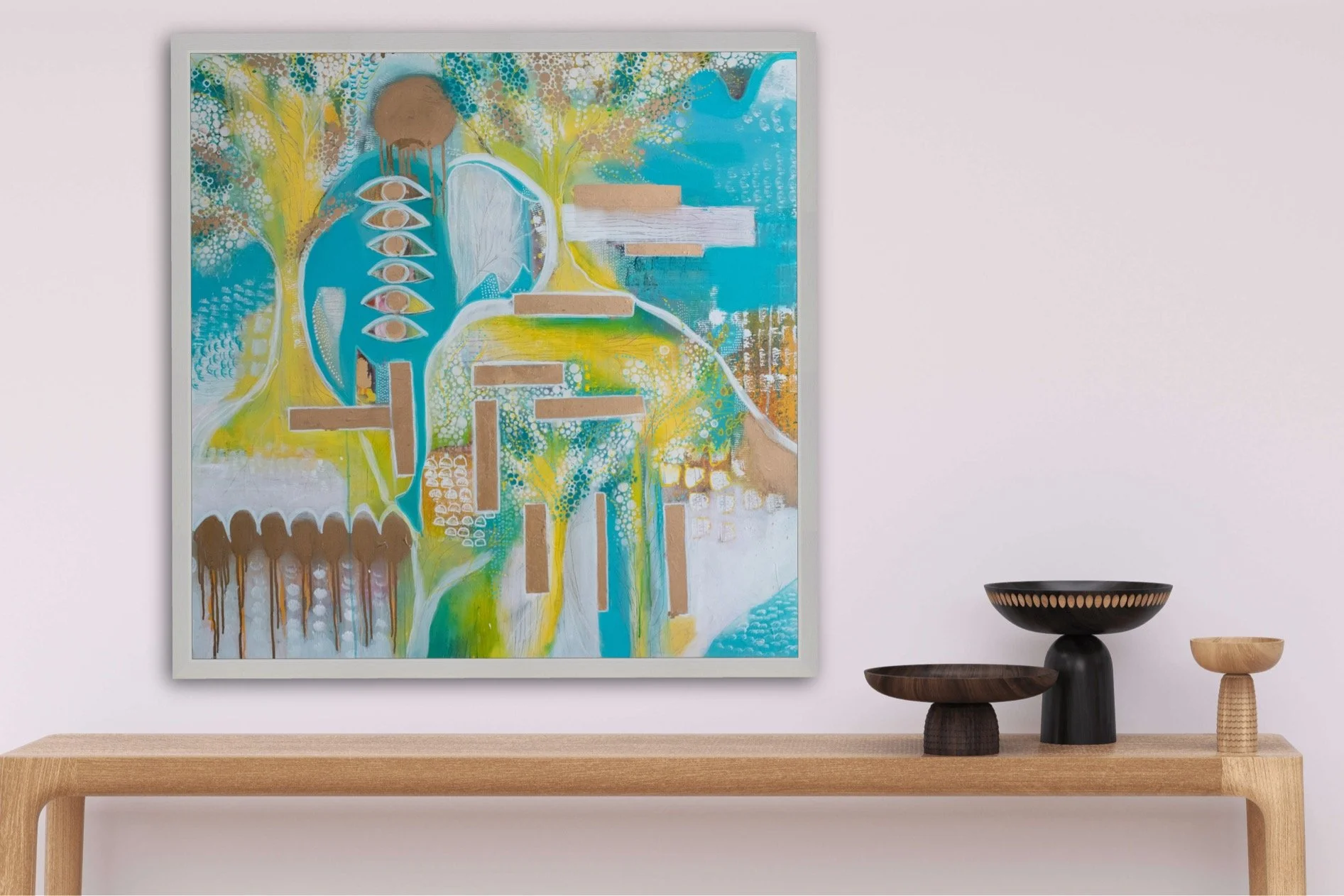 Buy contemporary original large abstract painting UK Brighton artist