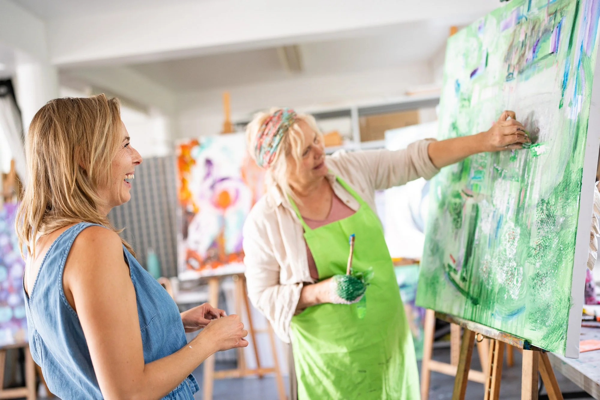 How the idea of "Paint with me"  Brighton art workshop was born