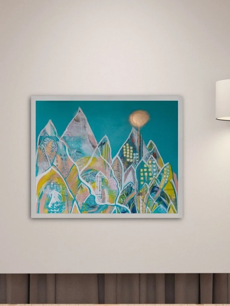 Large abstract painting for sale UK Brighton