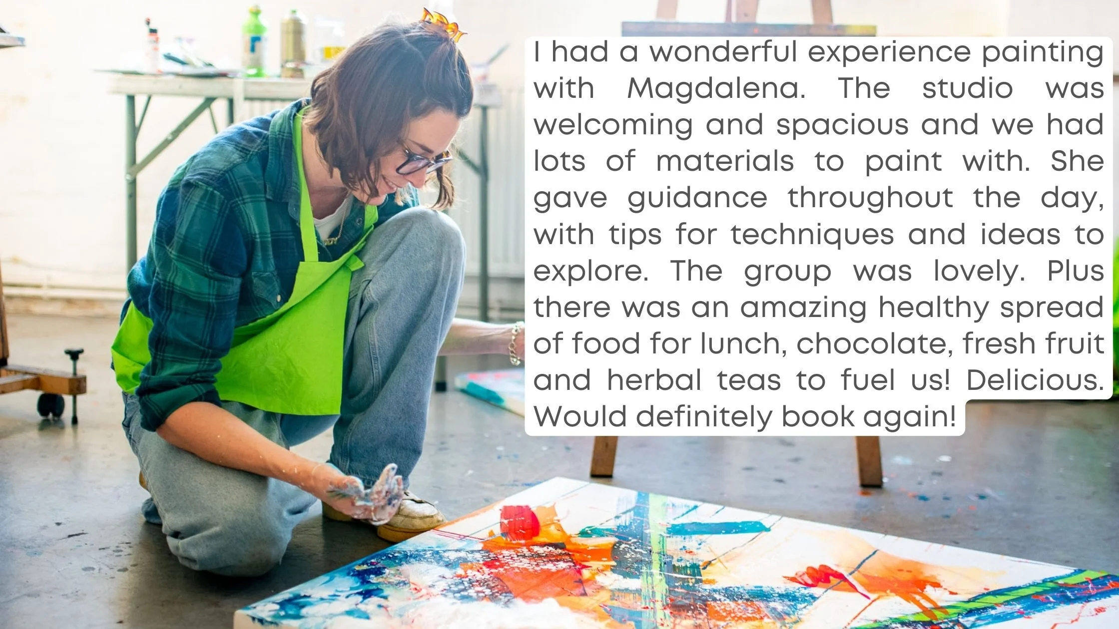 Intuitive Abstract Art painting workshops retreats Malpas, Chester, Cheshire UK