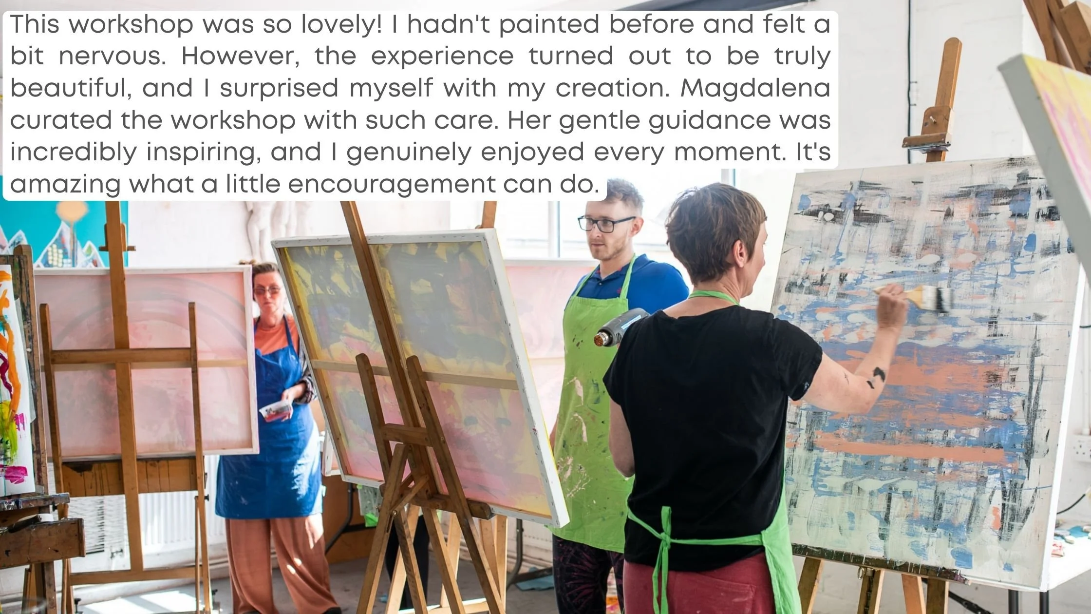 Intuitive Abstract Art painting workshops retreats courses Malpas, Chester, Cheshire UK