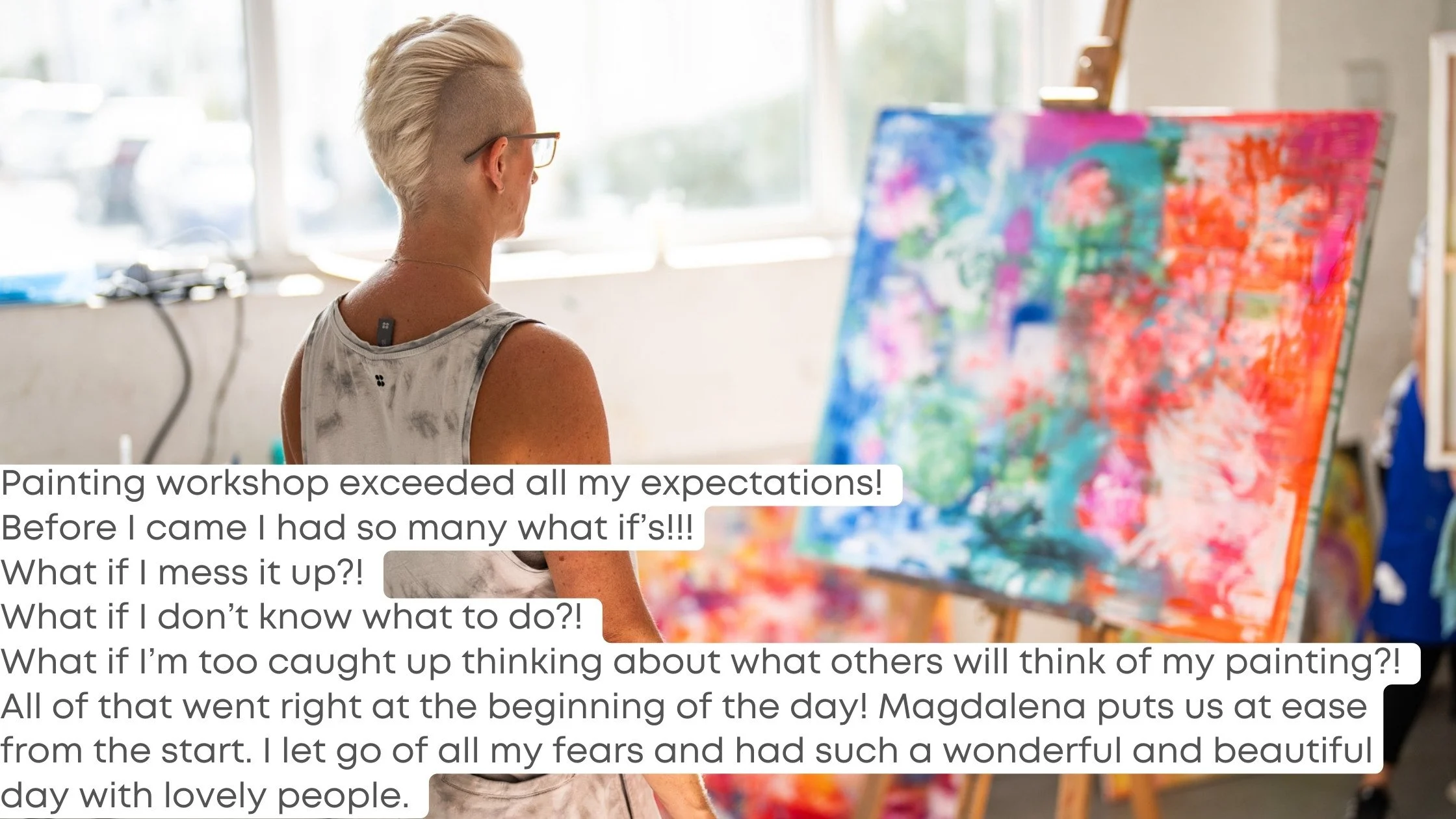 Intuitive Abstract Art painting workshops retreats Malpas, Chester, Cheshire UK