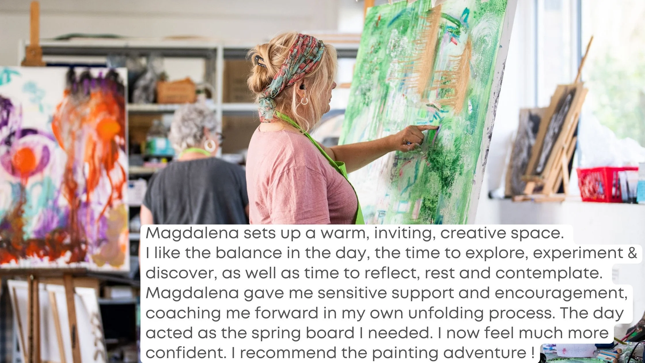 Intuitive Mixed Media Abstract Art painting workshops retreats Malpas, Chester, Cheshire UK