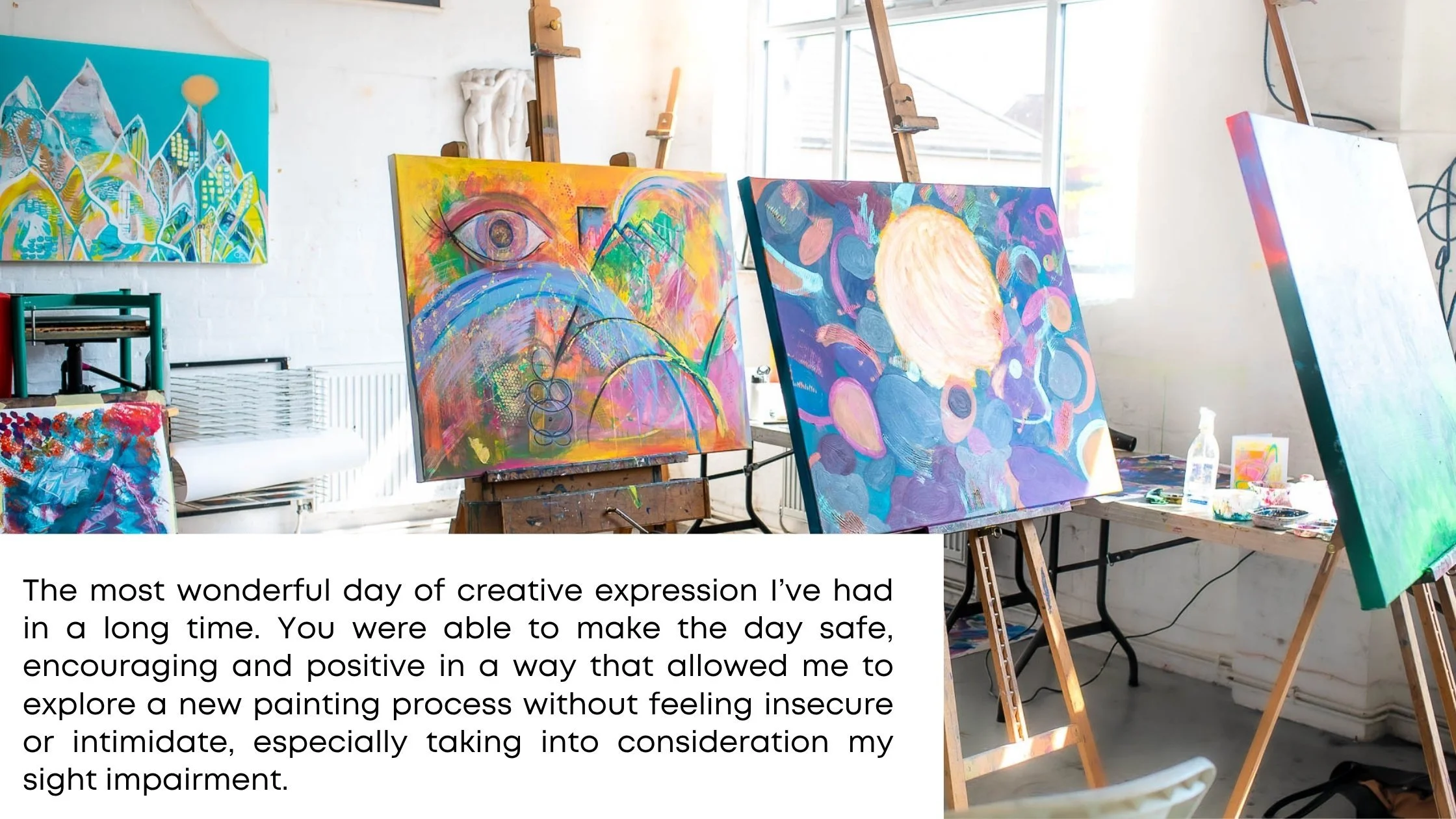 Intuitive Abstract Art painting workshops retreats Malpas, Chester, Crewe,  Whitchurch, Wrexham Cheshire UK