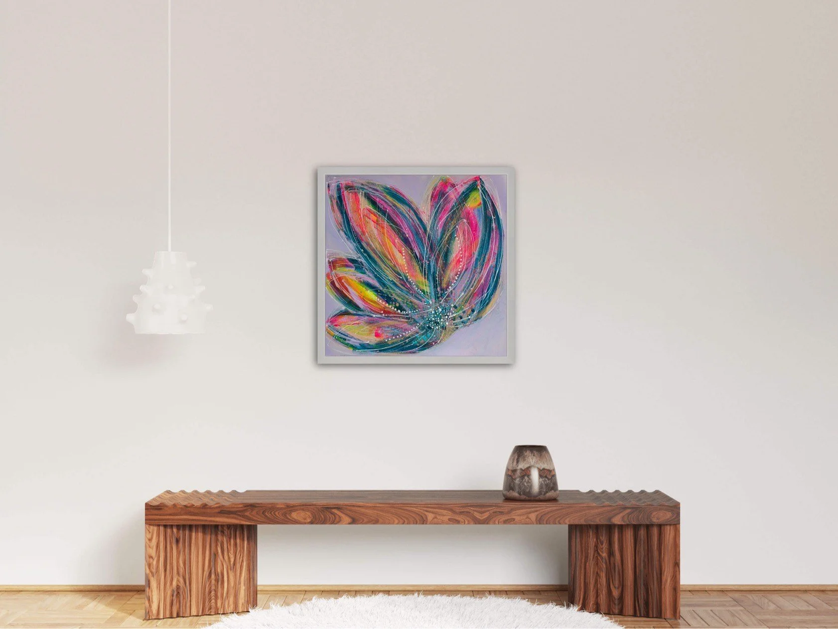 Floral abstract painting for sale UK