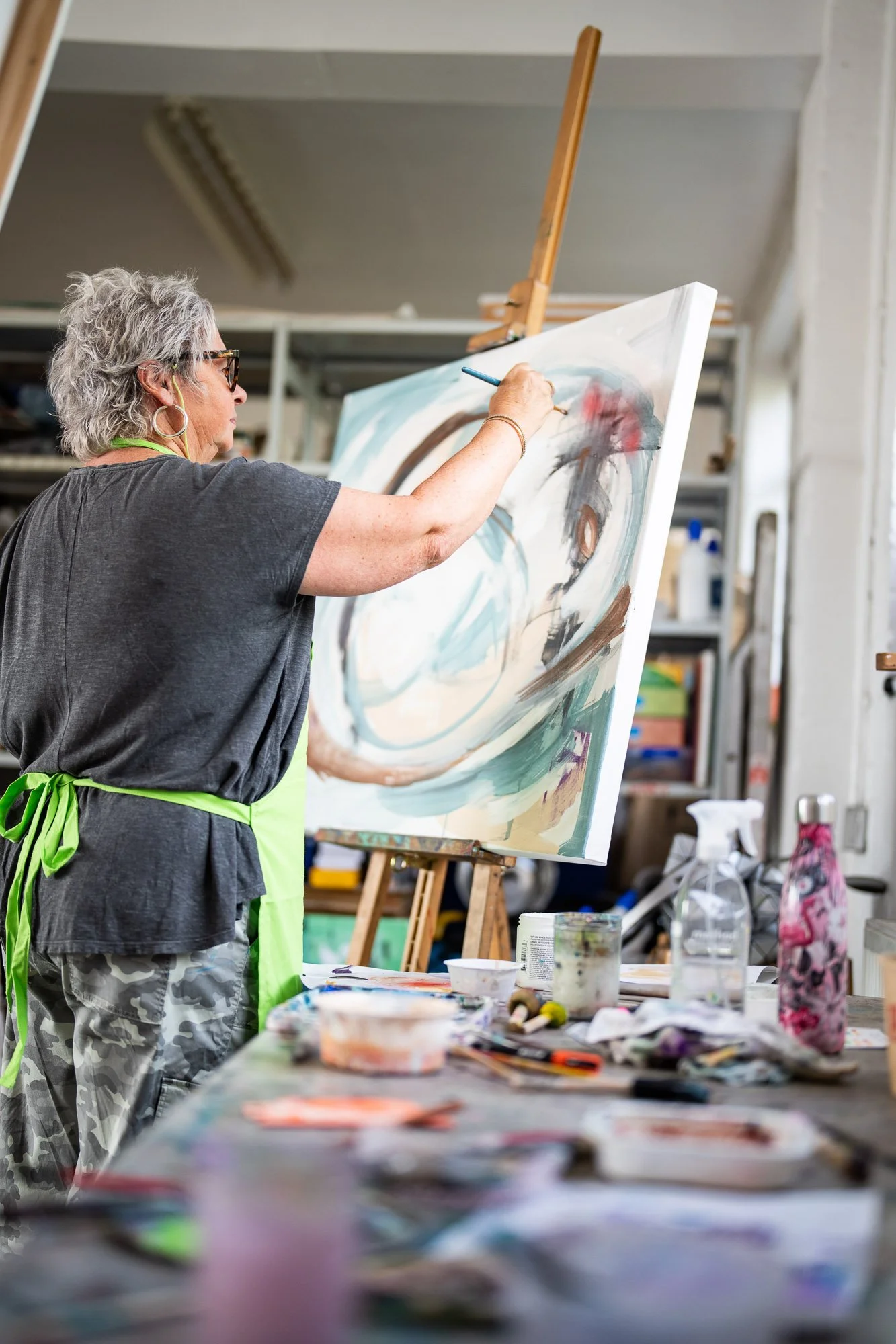 Acrylic abstract art painting course with Magdalena Cheshire Chester UK.jpg
