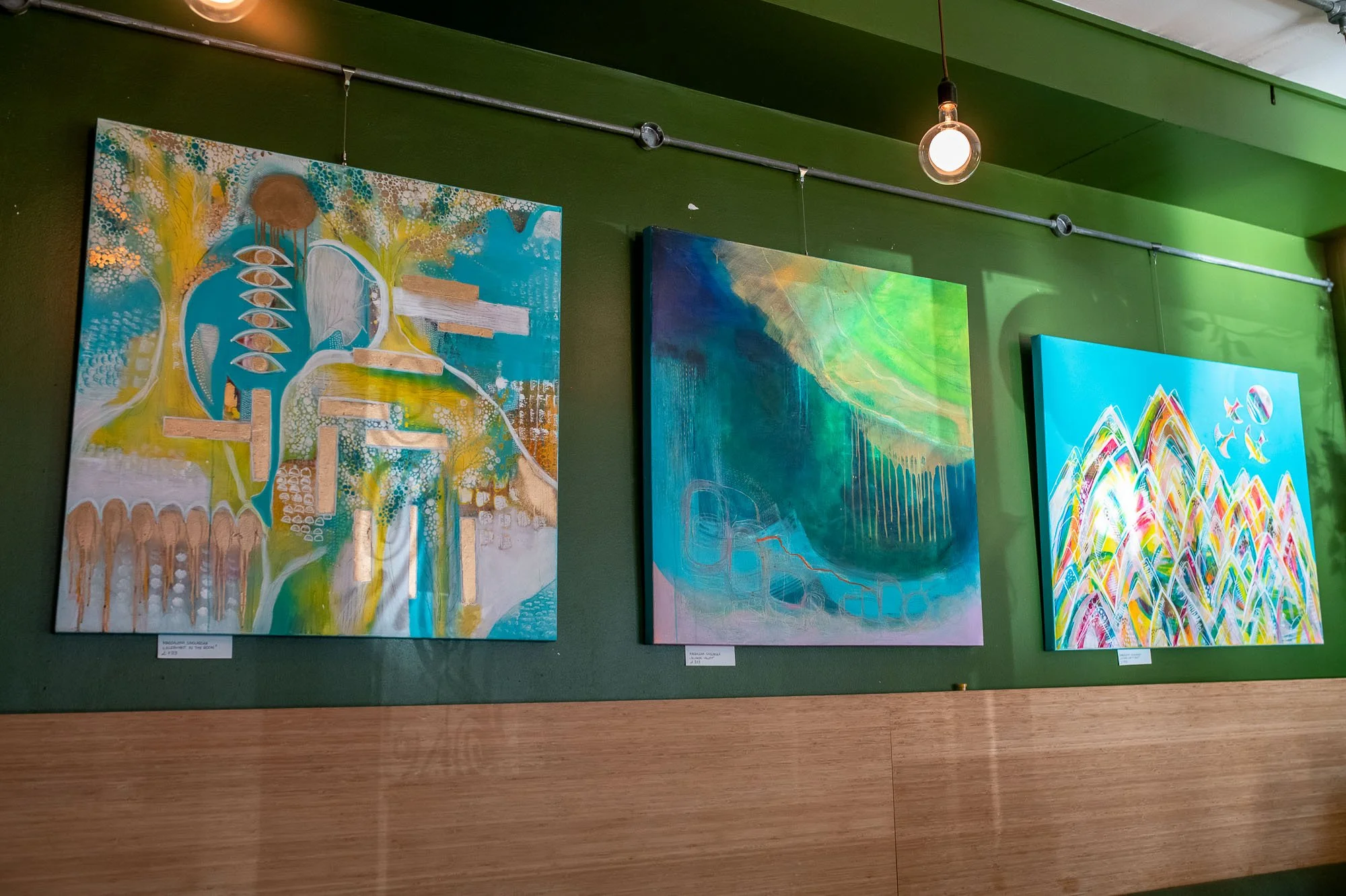 Solo abstract exhibition UK Magdalena Smolarska artist