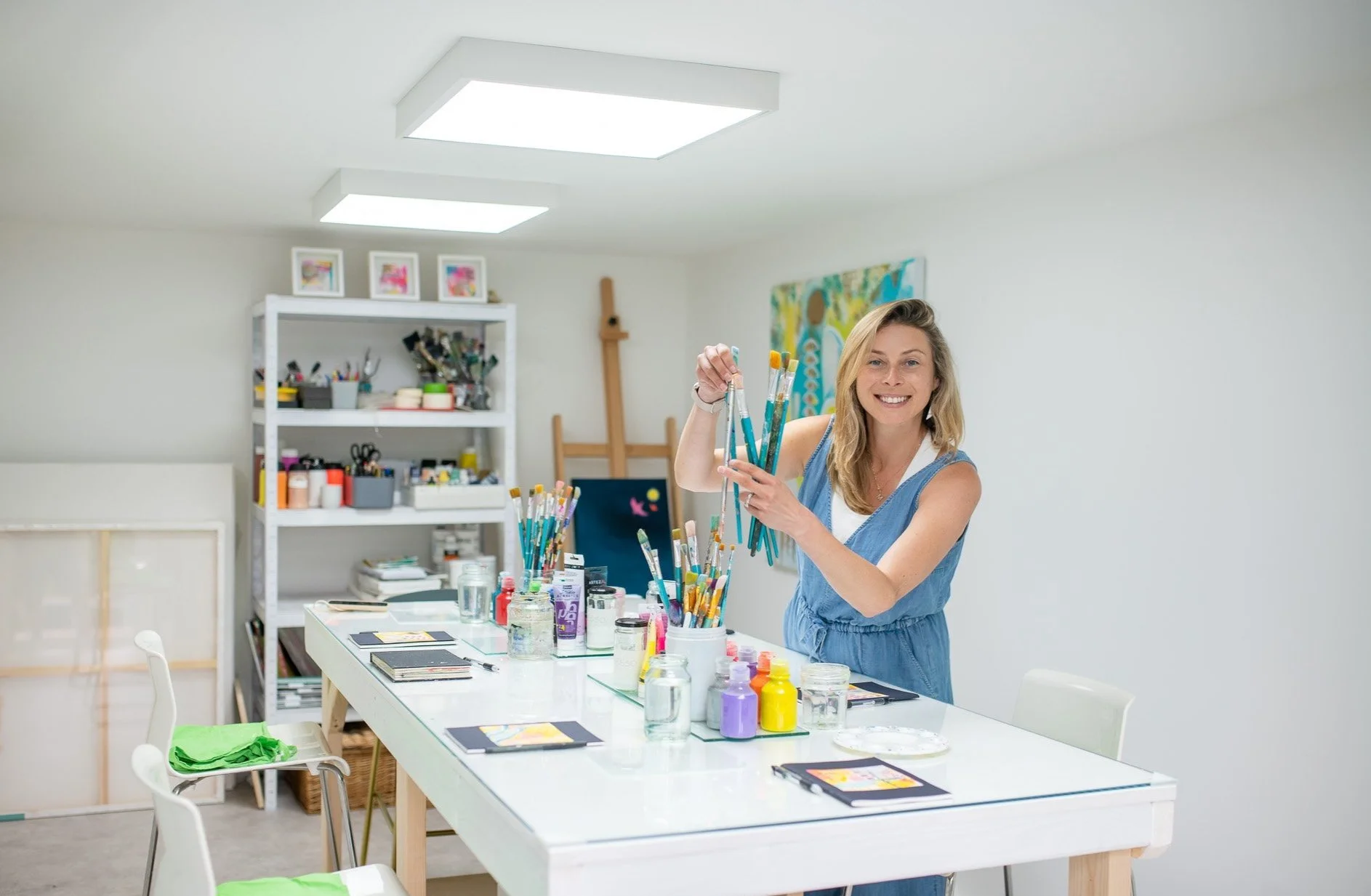 Paint with me intuitive abstract Brighton Sussex UK