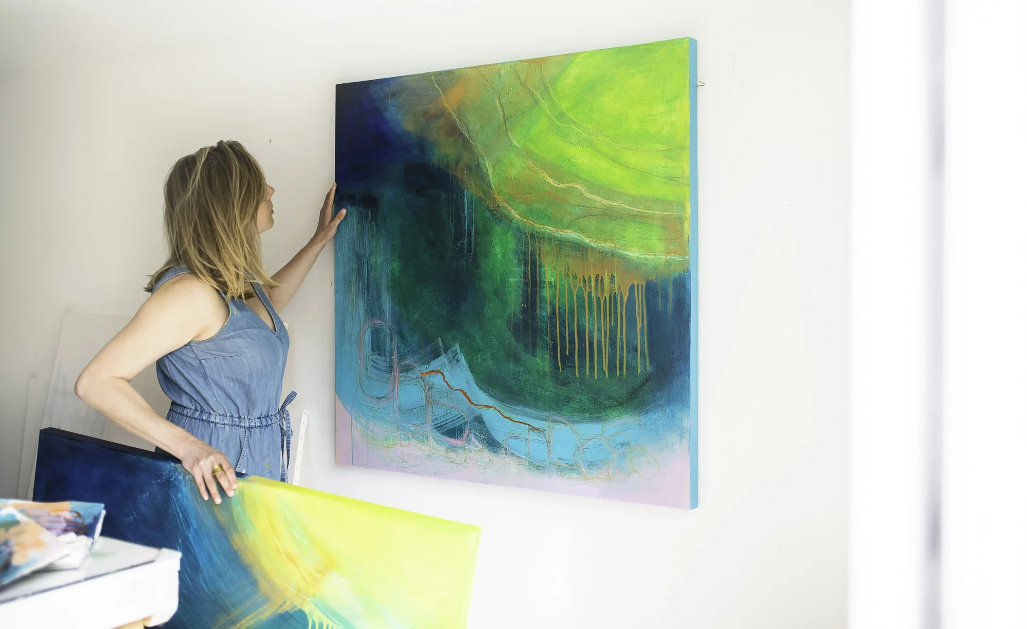 Intuitive Abstract weekend painting workshop course Brighton Sussex UK (Copy) (Copy)