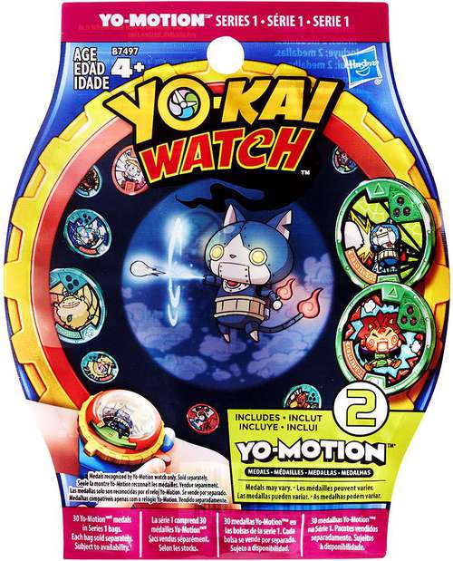 Medalhas YoKai Watch Yo-Motion serie 2