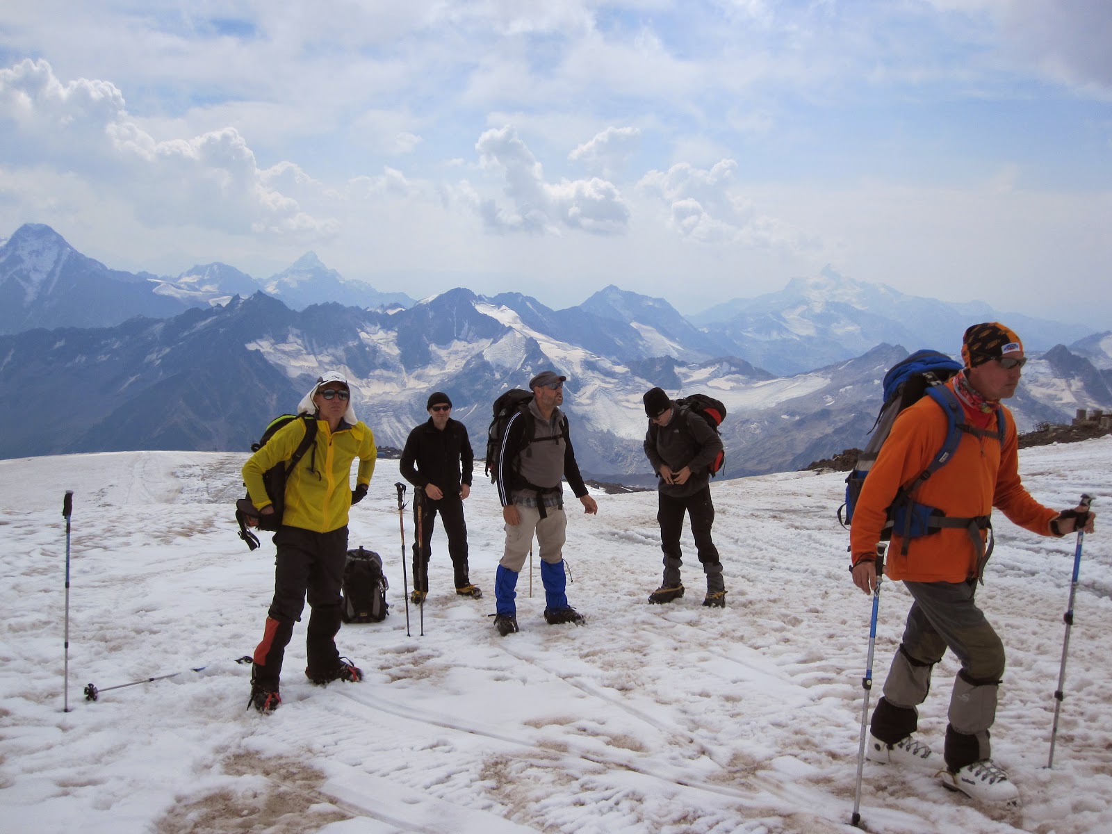 Acclimating on Mount Elbrus