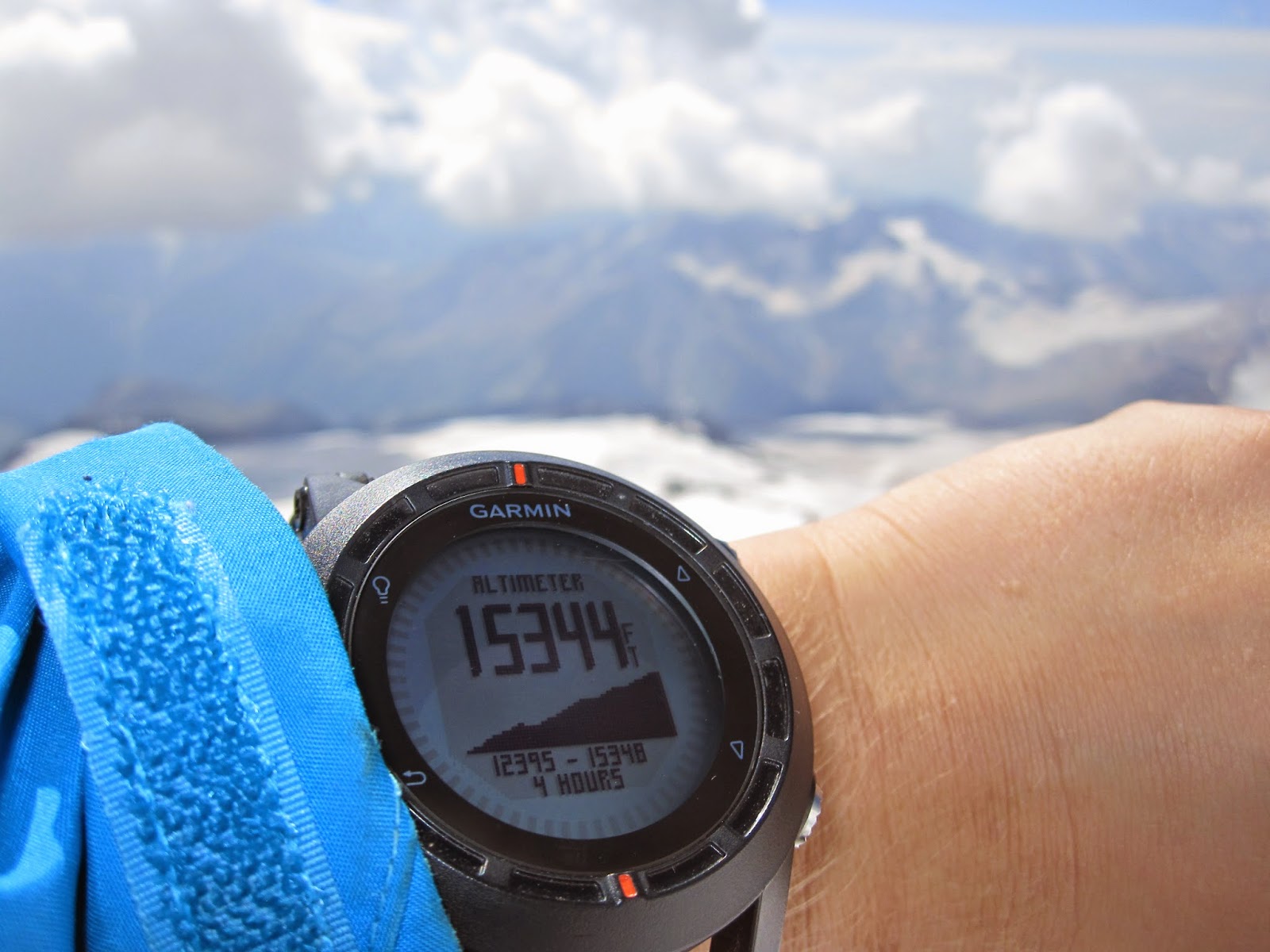 Garmin Fenix GPS watch altimeter