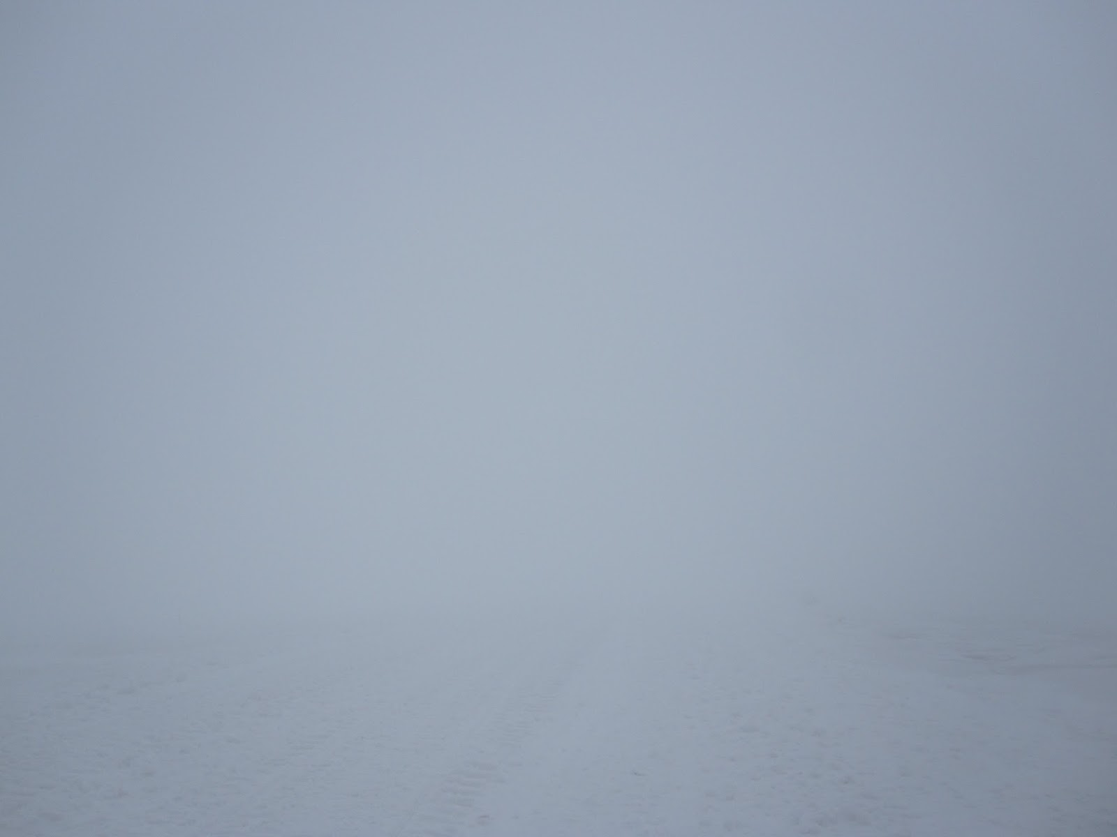 The visibility was so poor the first half of our climb up to the summit of Mount Elbrus. We were basically walking in a cloud, and there is no way I could have done this without a guide. It is so easy to get off track and get lost because you are on a glacier and have no landmarks to guide you. Our guide needed to use his GPS since it was nearly impossible to get your bearings straight, especially in the dark!