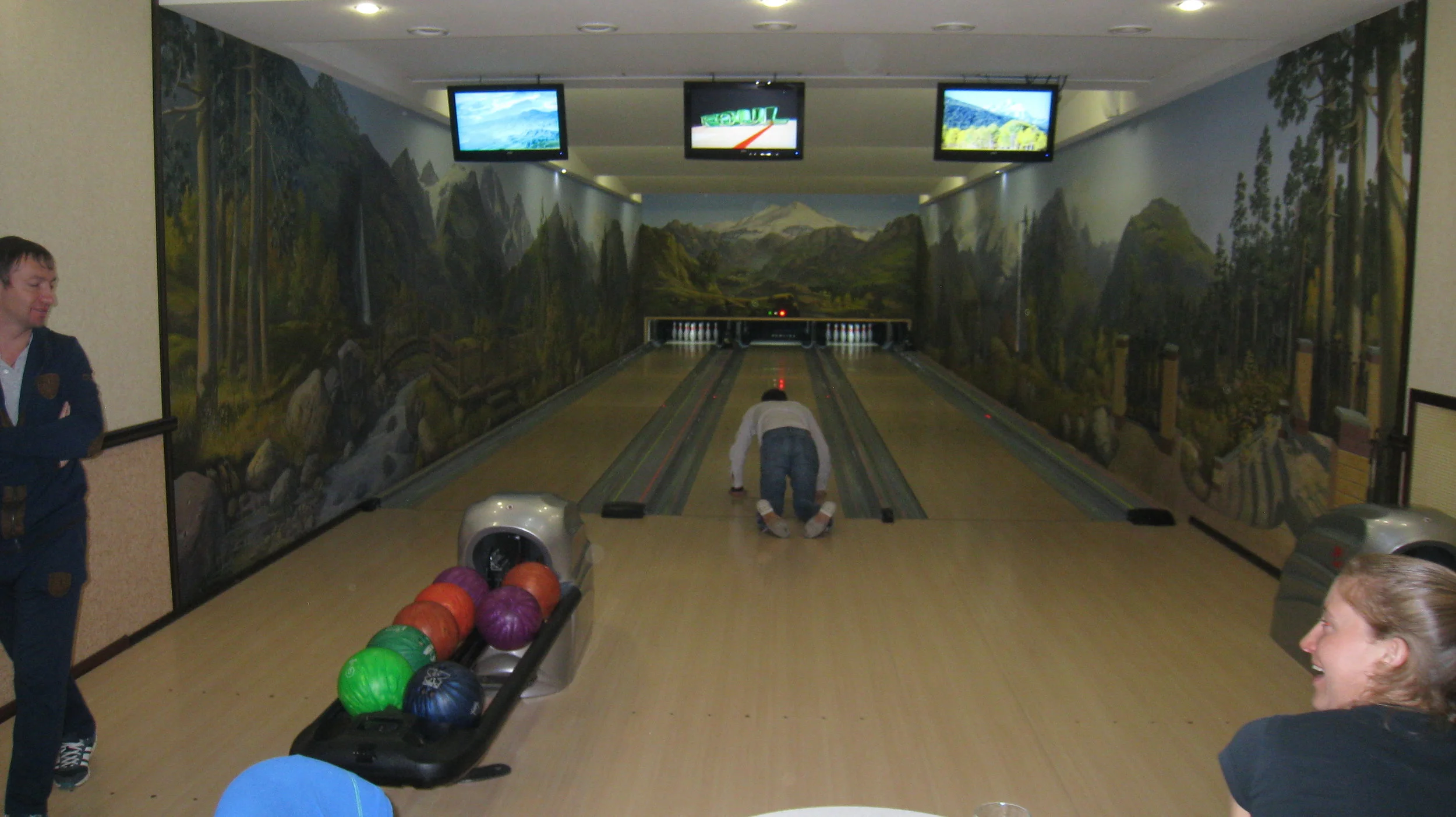 Vodka and bowling. A recipe for disaster.