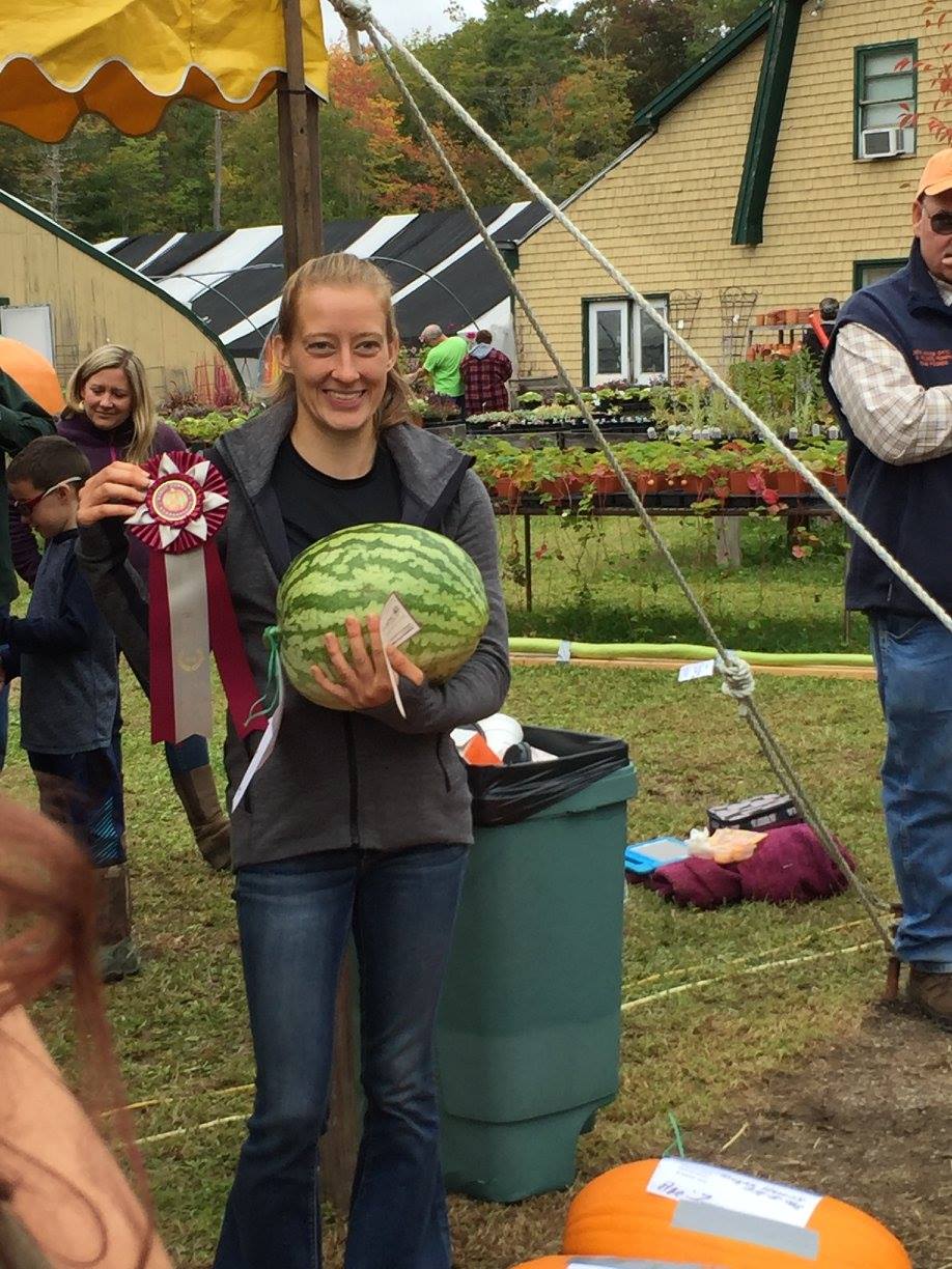 Me with my state record giant watermelon!