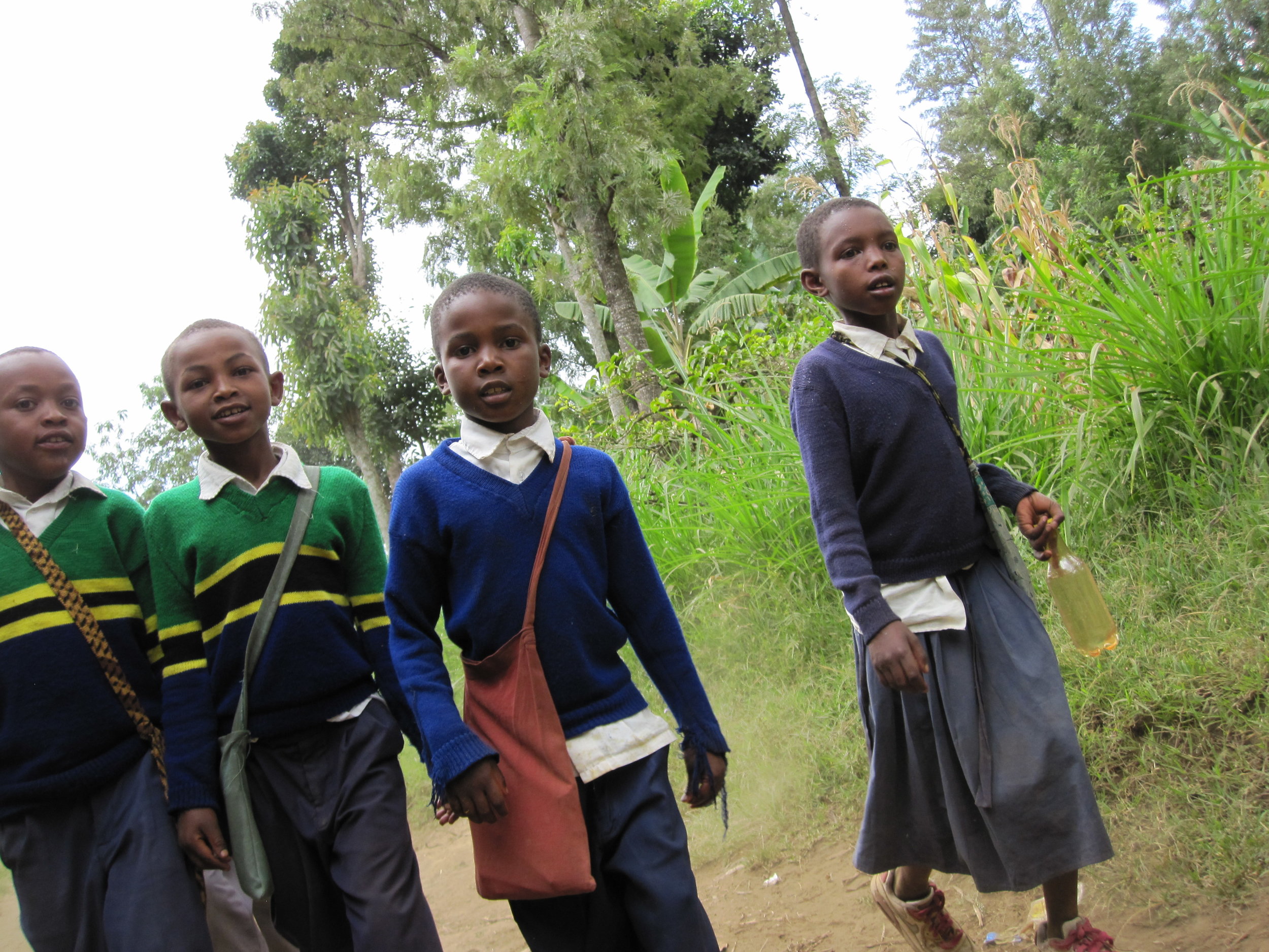 The children of the Terengu Tribe at the base of Mount Meru. They were following us screaming "Give me my money!"