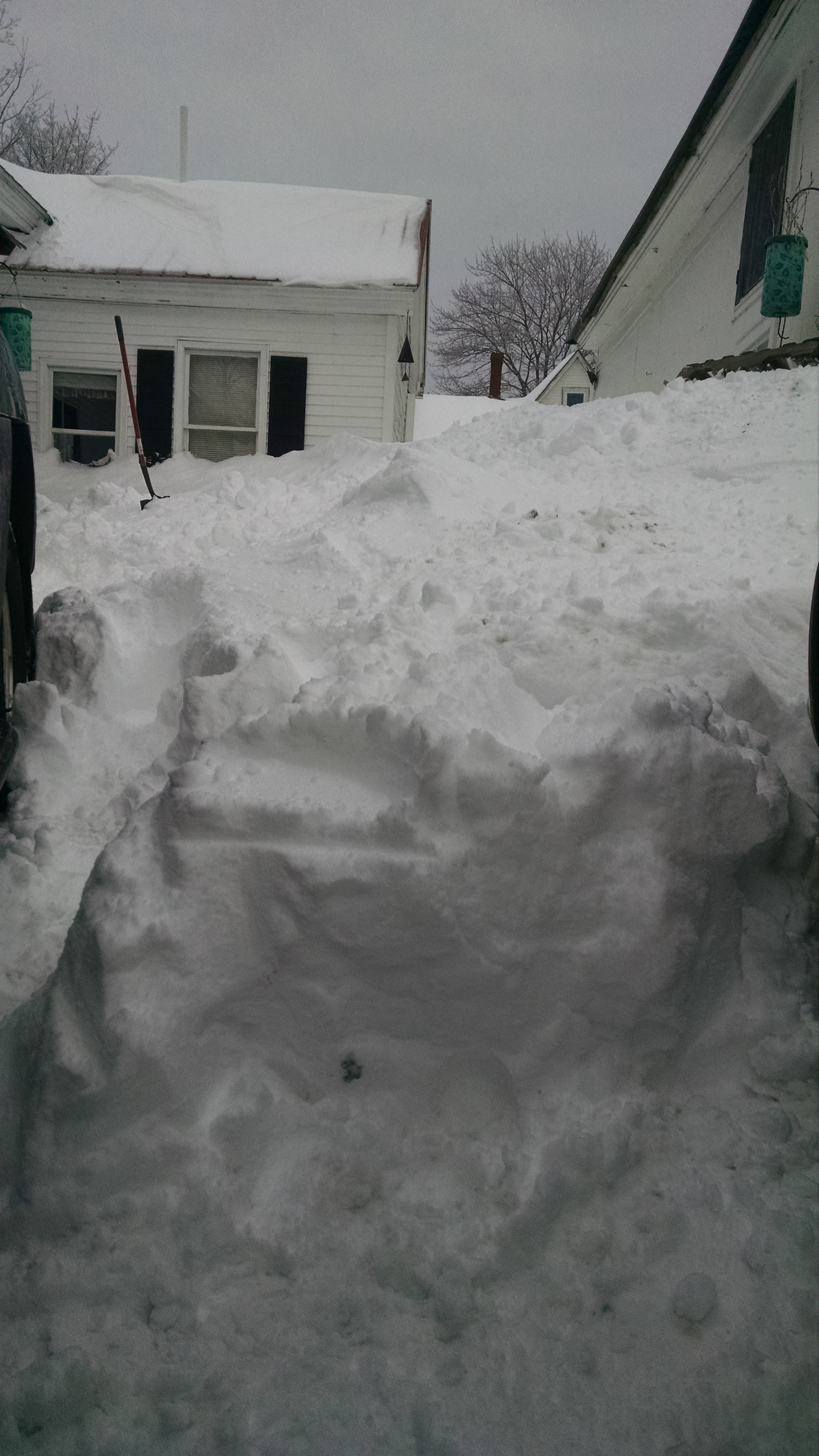 The aftermath of the storm.