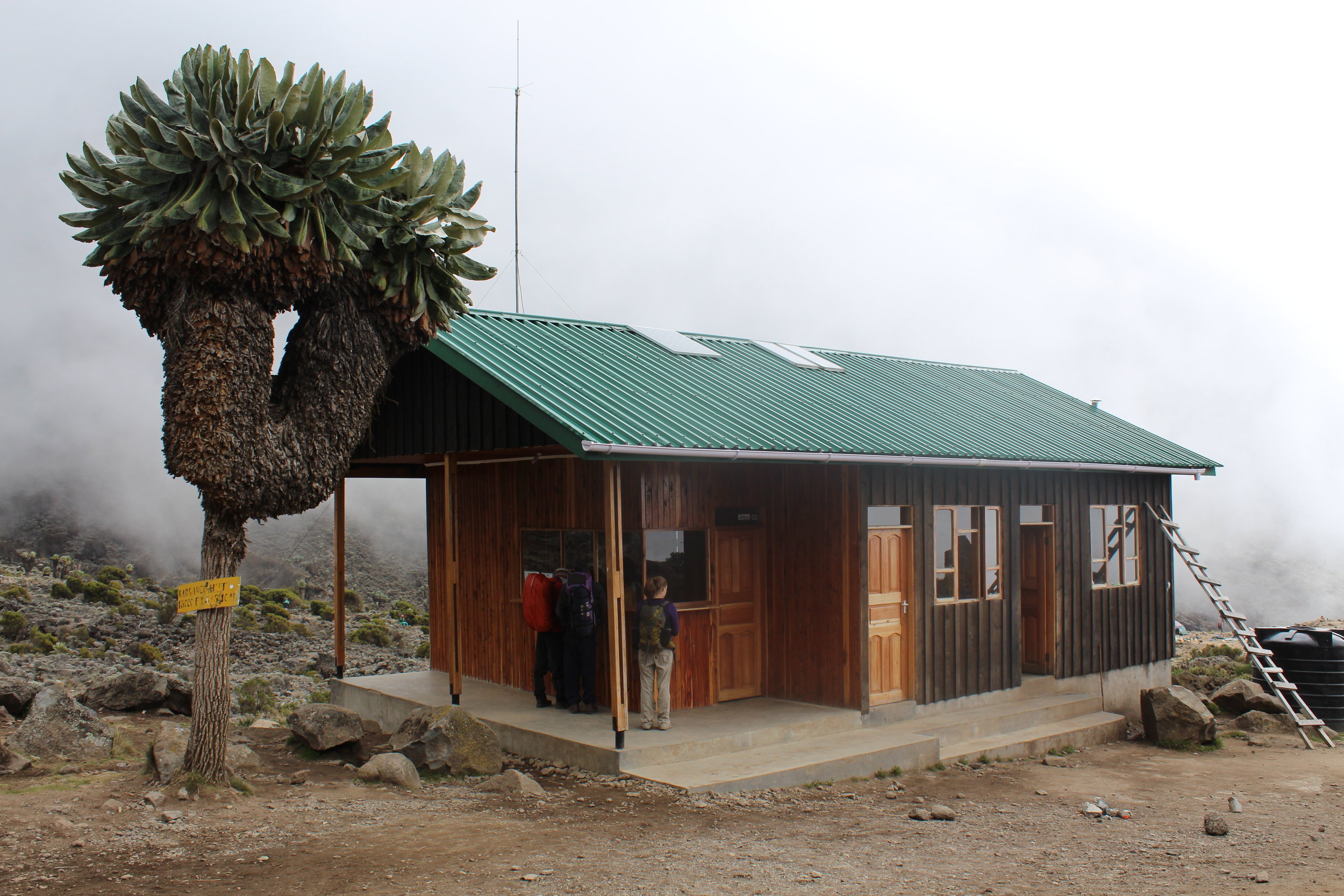 Checking in at Barranco Camp